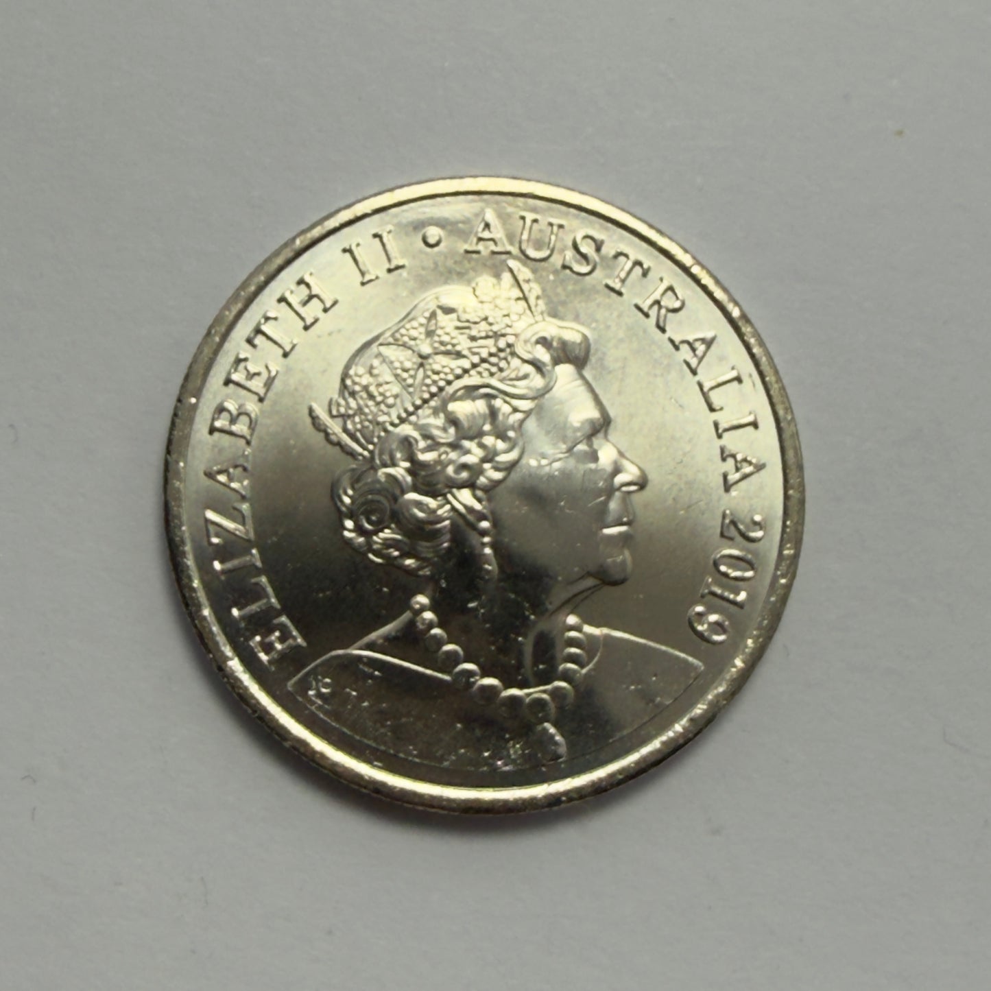 2019 10 Cent Coin - JC Effigy 10c  - Uncirculated - 6th Effigy - in 2x2