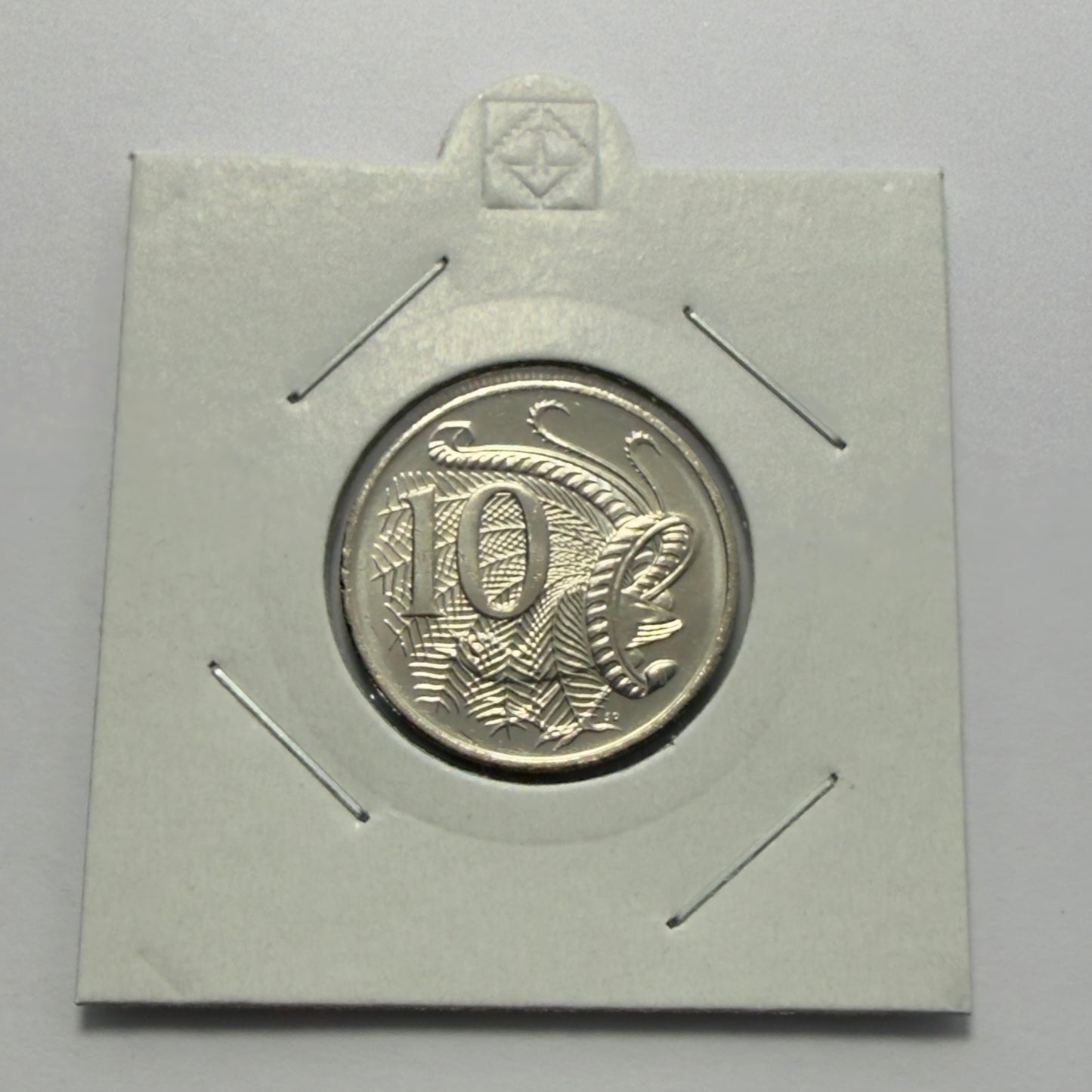 2019 10 Cent Coin - JC Effigy 10c  - Uncirculated - 6th Effigy - in 2x2