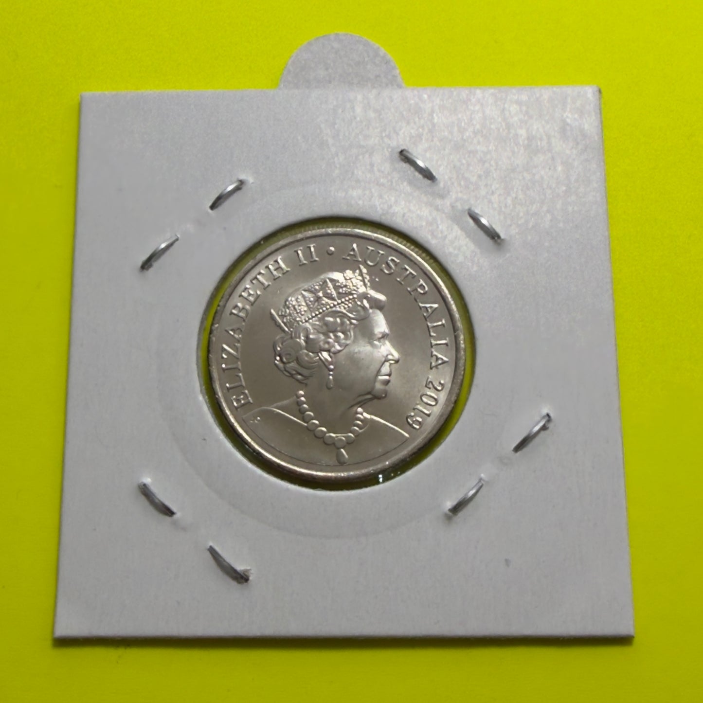 2019 10 Cent Coin - JC Effigy 10c  - Uncirculated - 6th Effigy - in 2x2