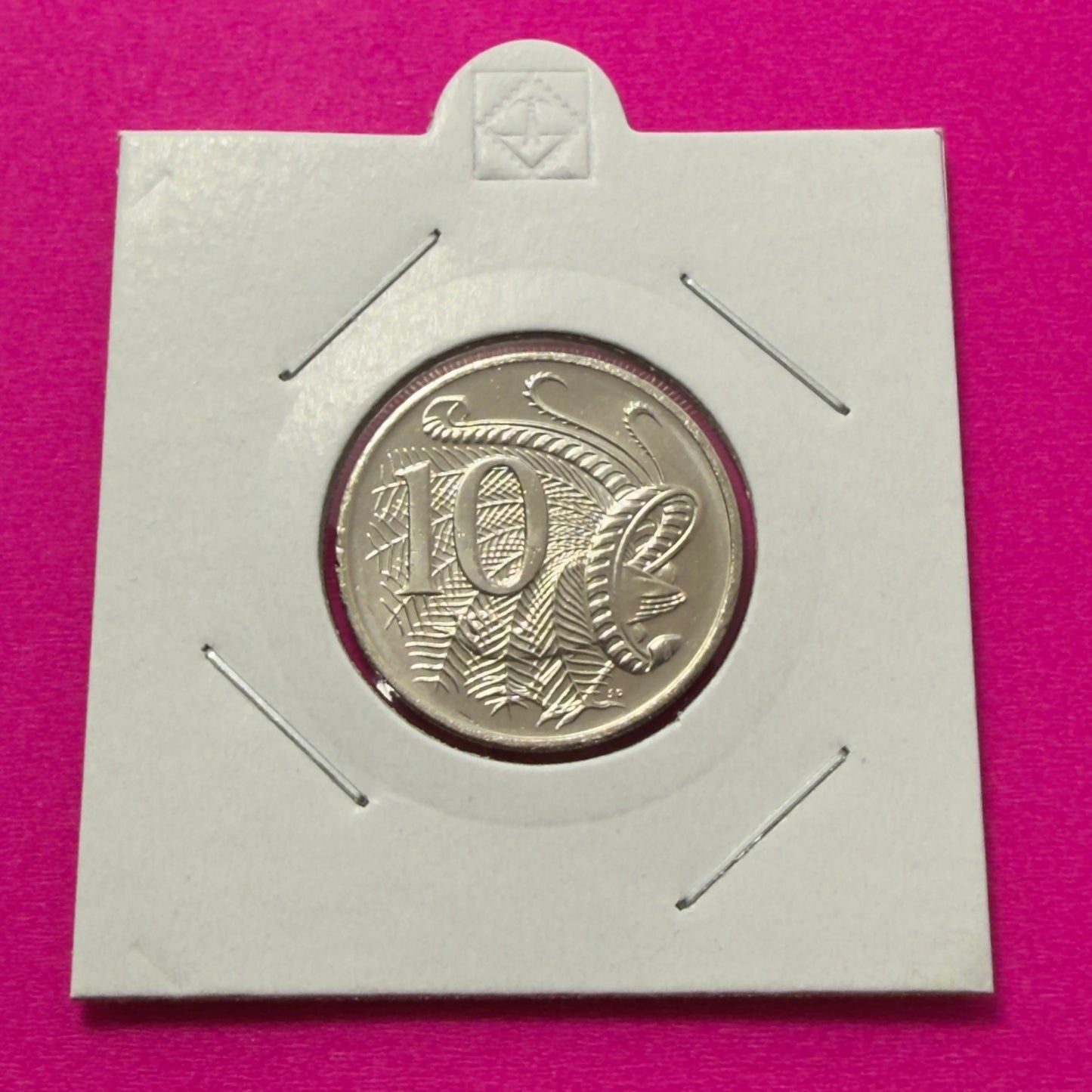 2019 10 Cent Coin - JC Effigy 10c  - Uncirculated - 6th Effigy - in 2x2