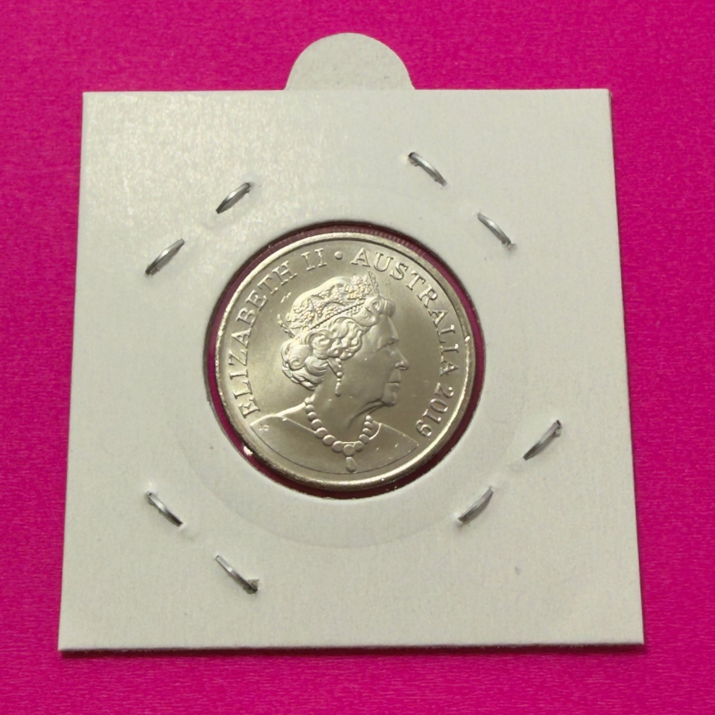 2019 10 Cent Coin - JC Effigy 10c  - Uncirculated - 6th Effigy - in 2x2