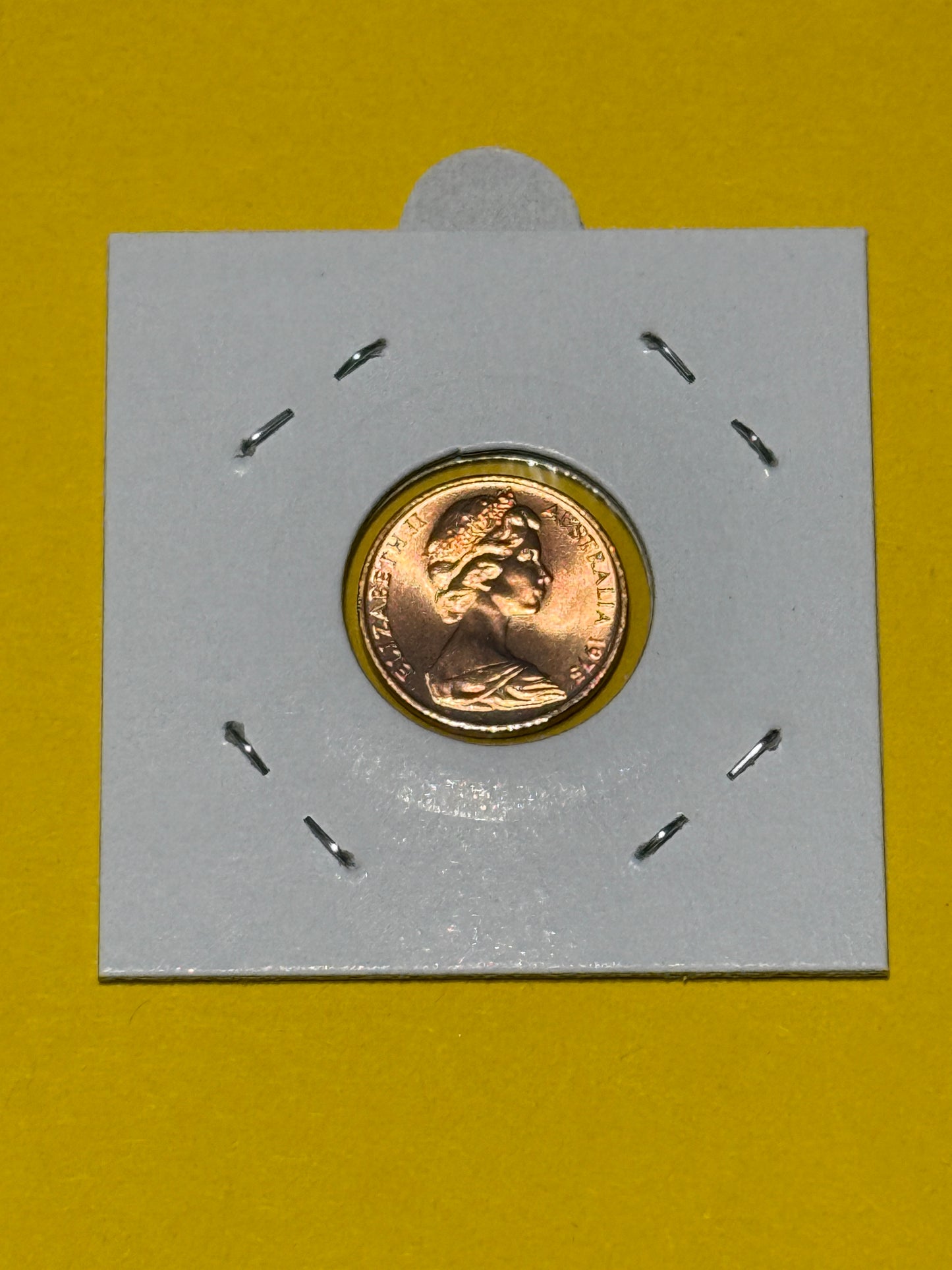 1975 1 Cent Coin - Uncirculated - Ex Ram Roll - One Cent - Comes In 2x2 - New Age Numismatics