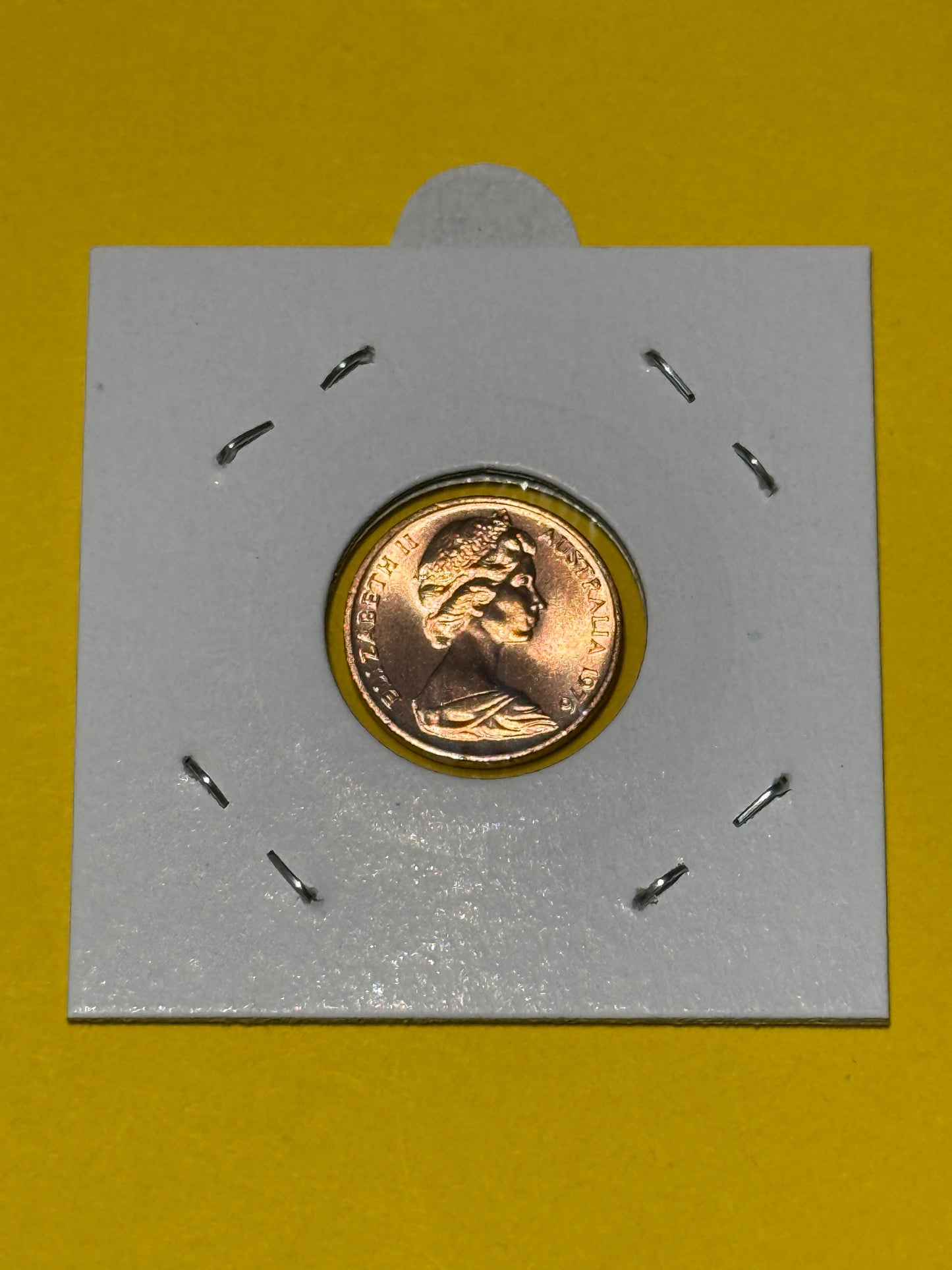 1976 1 Cent Coin - Uncirculated - Ex RAM Roll - comes In 2x2 - New Age Numismatics