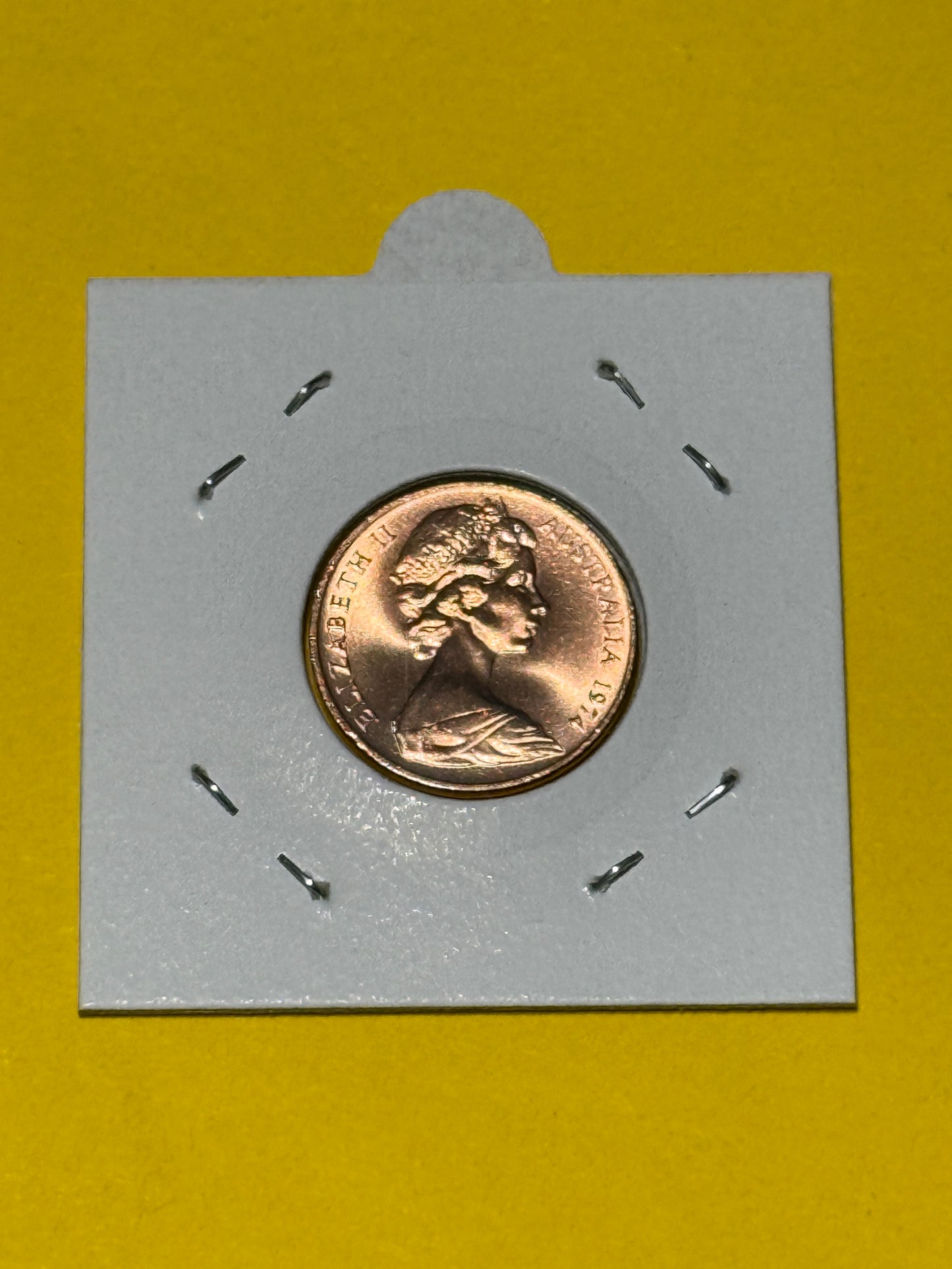 1974 2 Cent Coin - Uncirculated - comes in 2x2 - New Age Numismatics