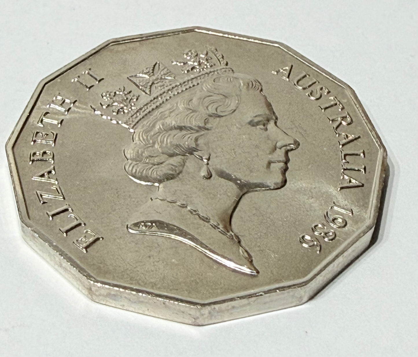 1986 50 Cent Coin - Choice Uncirculated - mint set ONLY coin - comes in 2x2