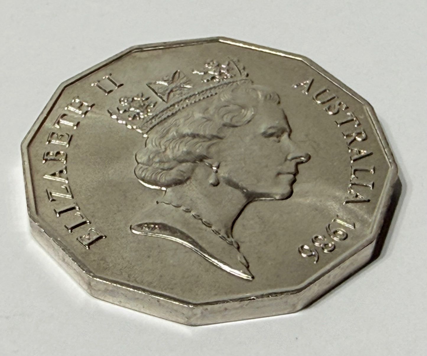 1986 50 Cent Coin - Choice Uncirculated - mint set ONLY coin - comes in 2x2