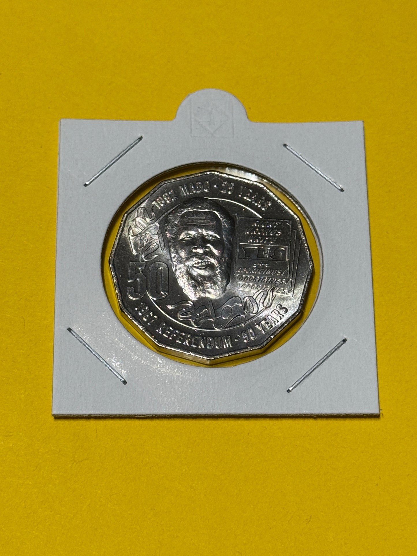 2017 MABO 50 Cent Coin - Uncirculated - Eddie MABO Pride And Passion - In 2x2 - New Age Numismatics