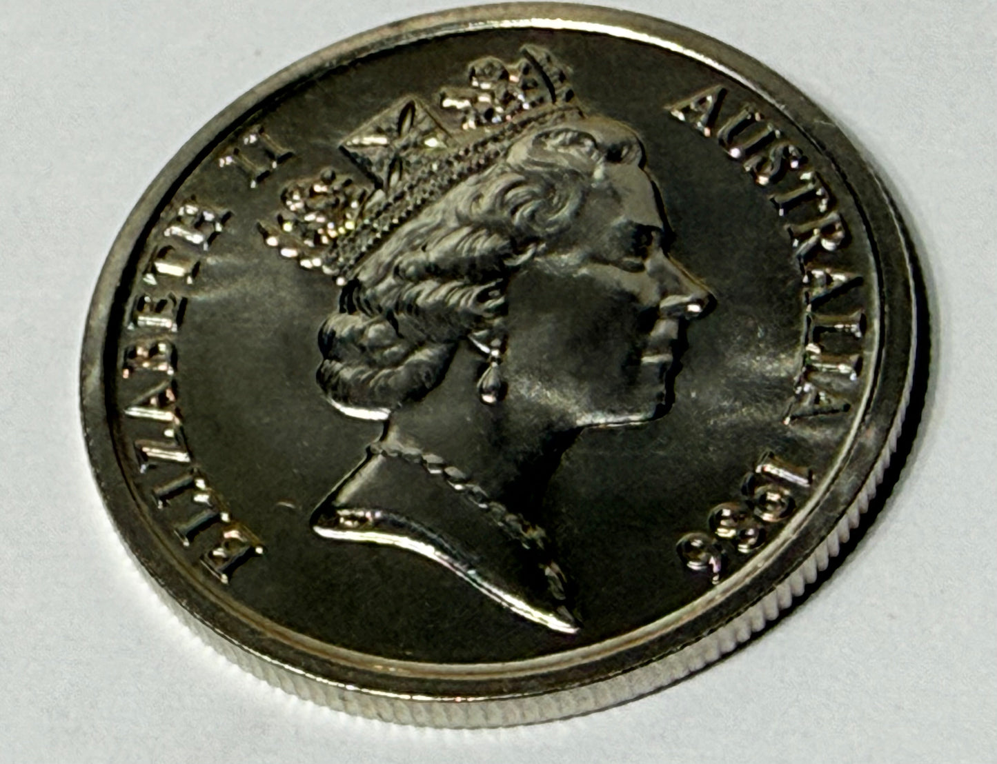1986 5 Cent Coin - Uncirculated - mint set ONLY coin - comes in 2x2