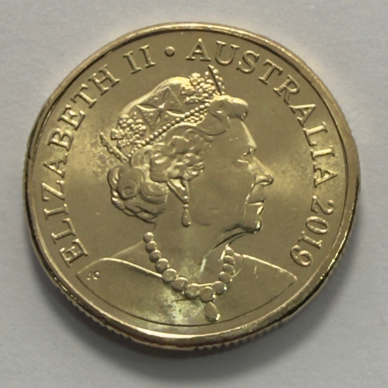 2019 $1 Coin - JC Effigy - Uncirculated - Mob of Roos - One Dollar - in 2x2
