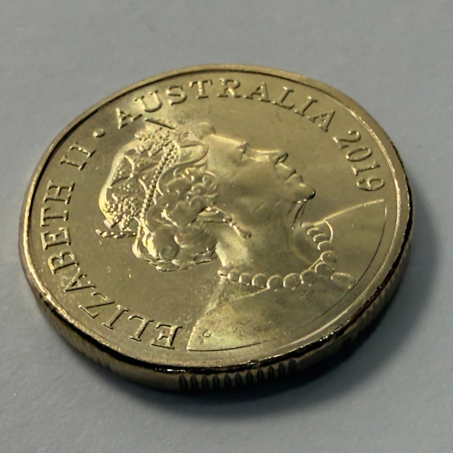 2019 $1 Coin - JC Effigy - Uncirculated - Mob of Roos - One Dollar - in 2x2