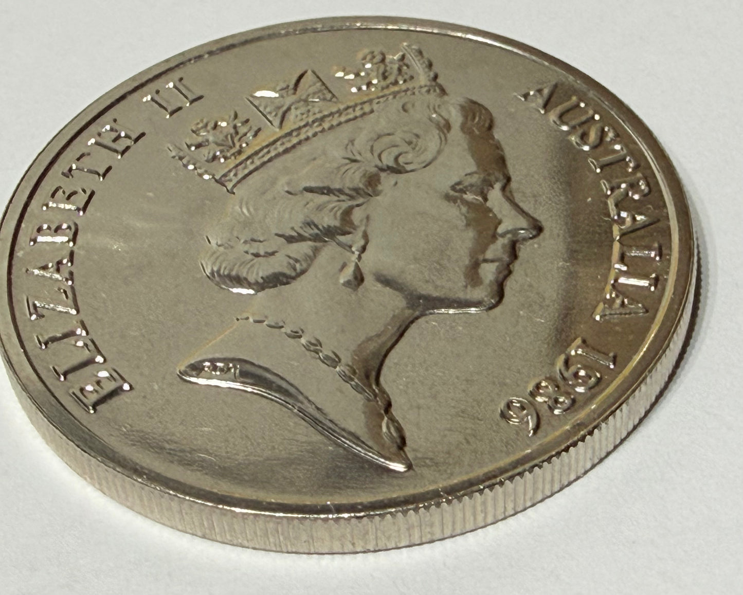 1986 20 Cent Coin - Choice Uncirculated - mint set ONLY coin - comes in 2x2