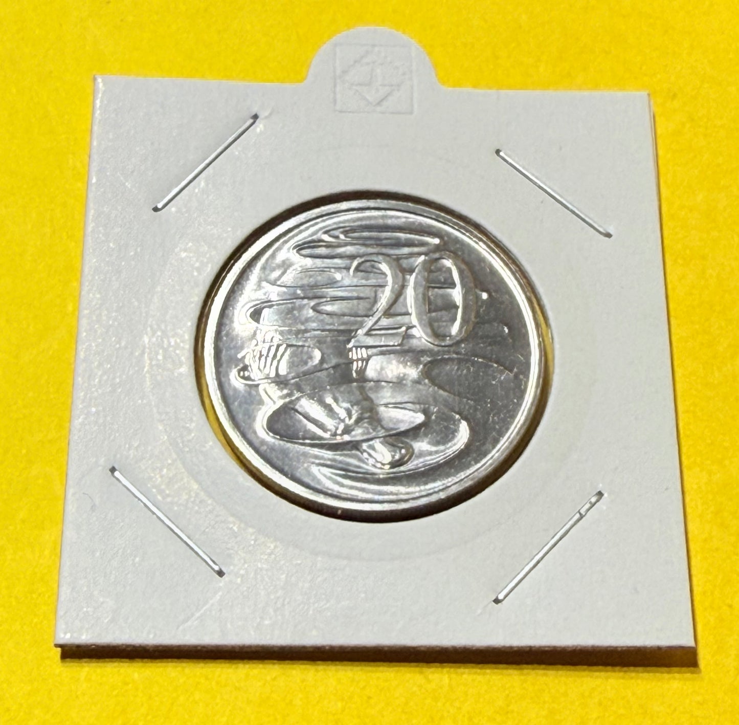 1986 20 Cent Coin - Choice Uncirculated - mint set ONLY coin - comes in 2x2