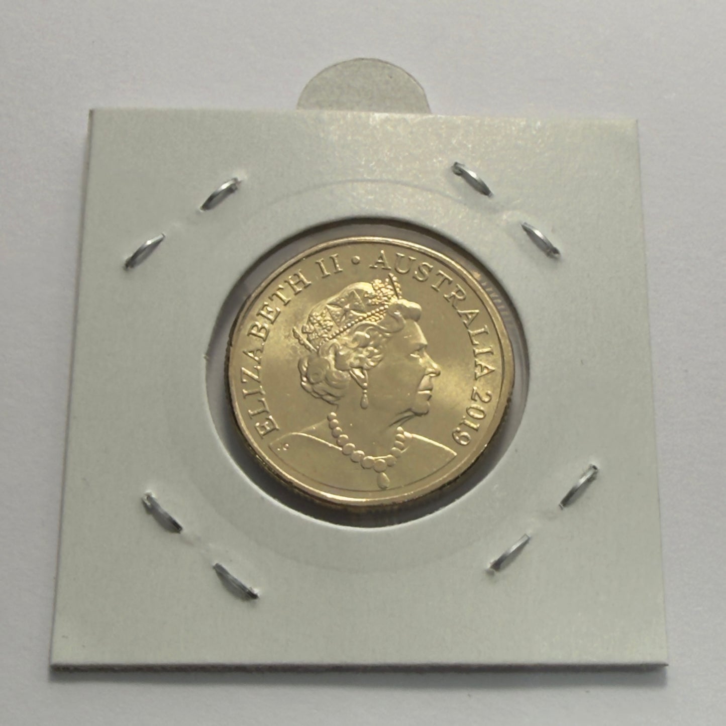 2019 $1 Coin - JC Effigy - Uncirculated - Mob of Roos - One Dollar - in 2x2