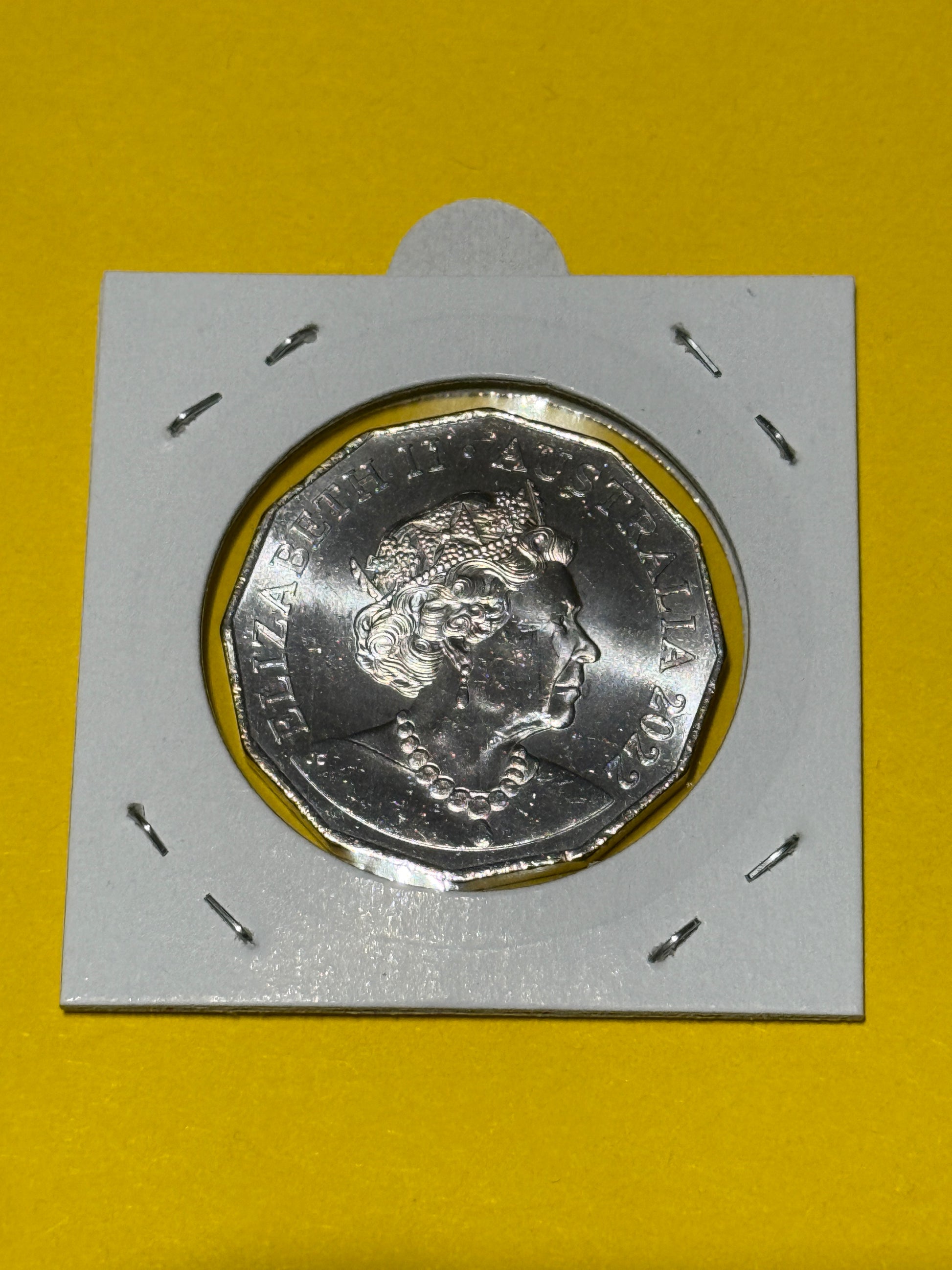 2022 50 Cent Coin - Uncirculated - Coat of Arms - comes in 2x2 - New Age Numismatics