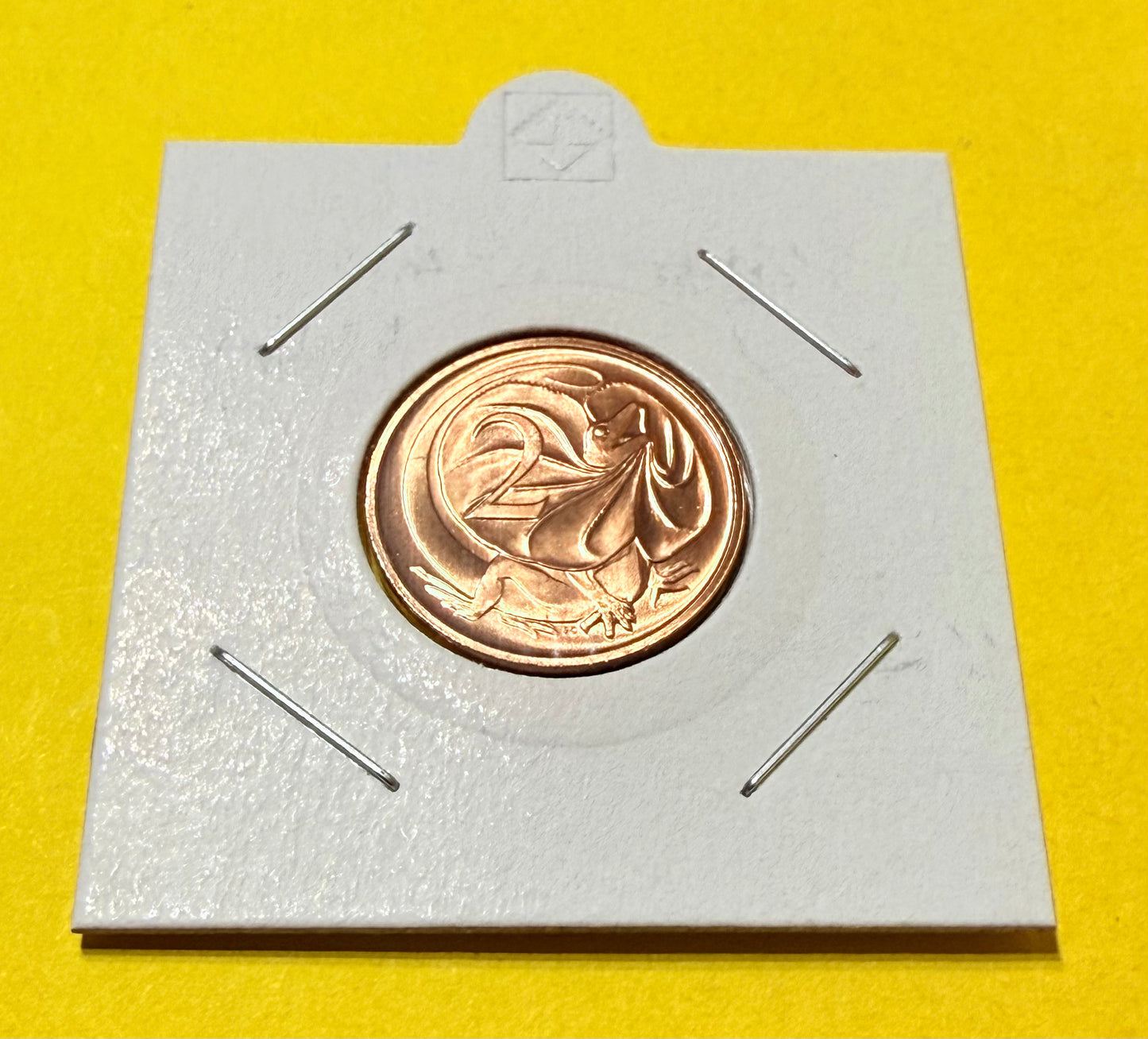 1986 2 Cent Coin - Choice Uncirculated - mint set ONLY coin - comes in 2x2