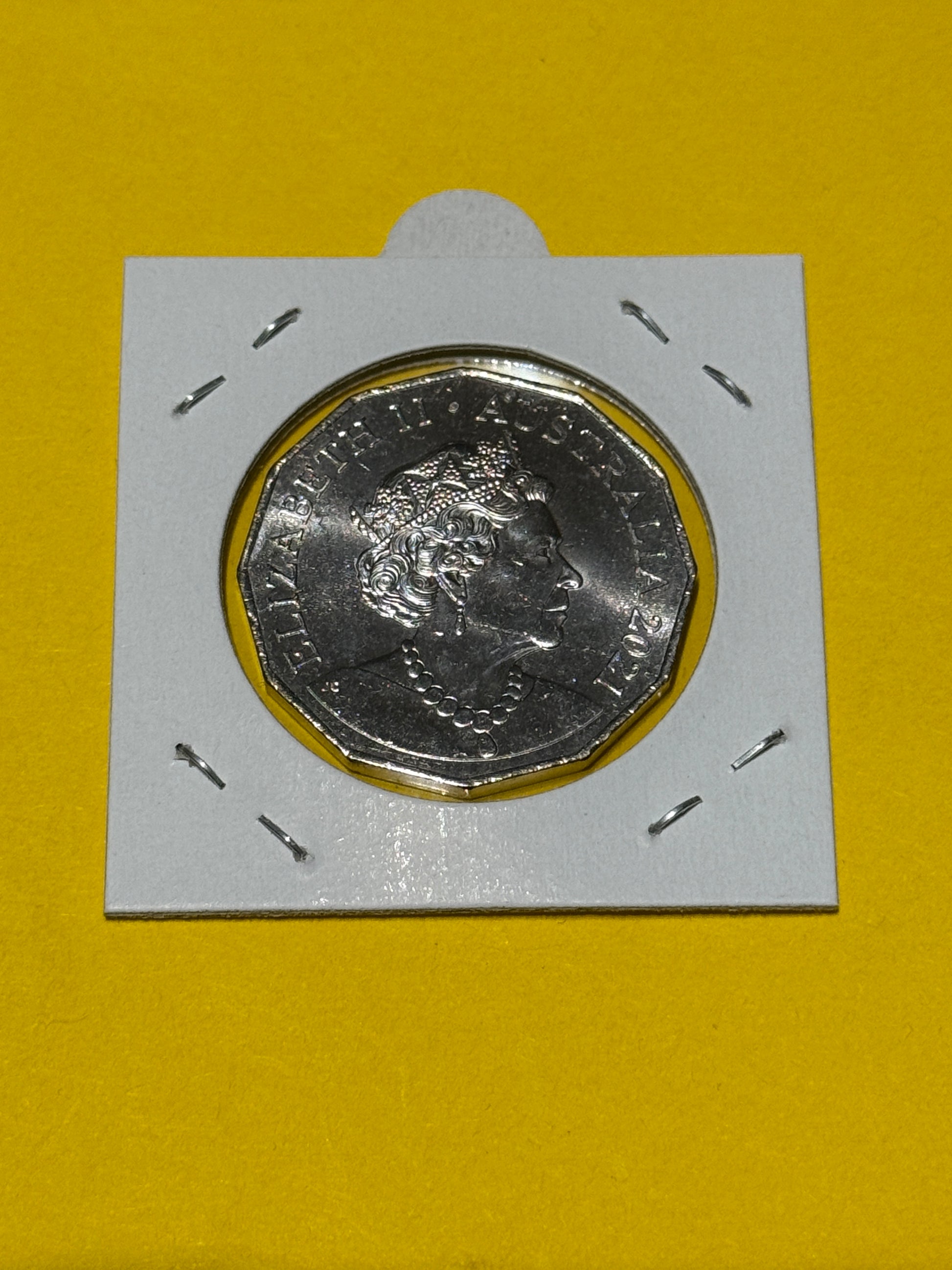2021 50 Cent Coin - Coat of Arms - Uncirculated - comes in 2x2 - New Age Numismatics