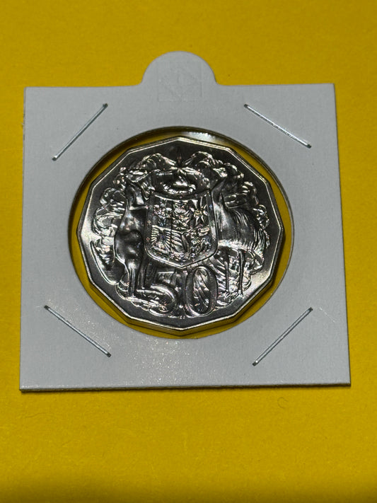 1985 50 Cent Coin - Uncirculated - Low Mintage 1 Million - Ex MINT SET  coin - New Age Numismatics