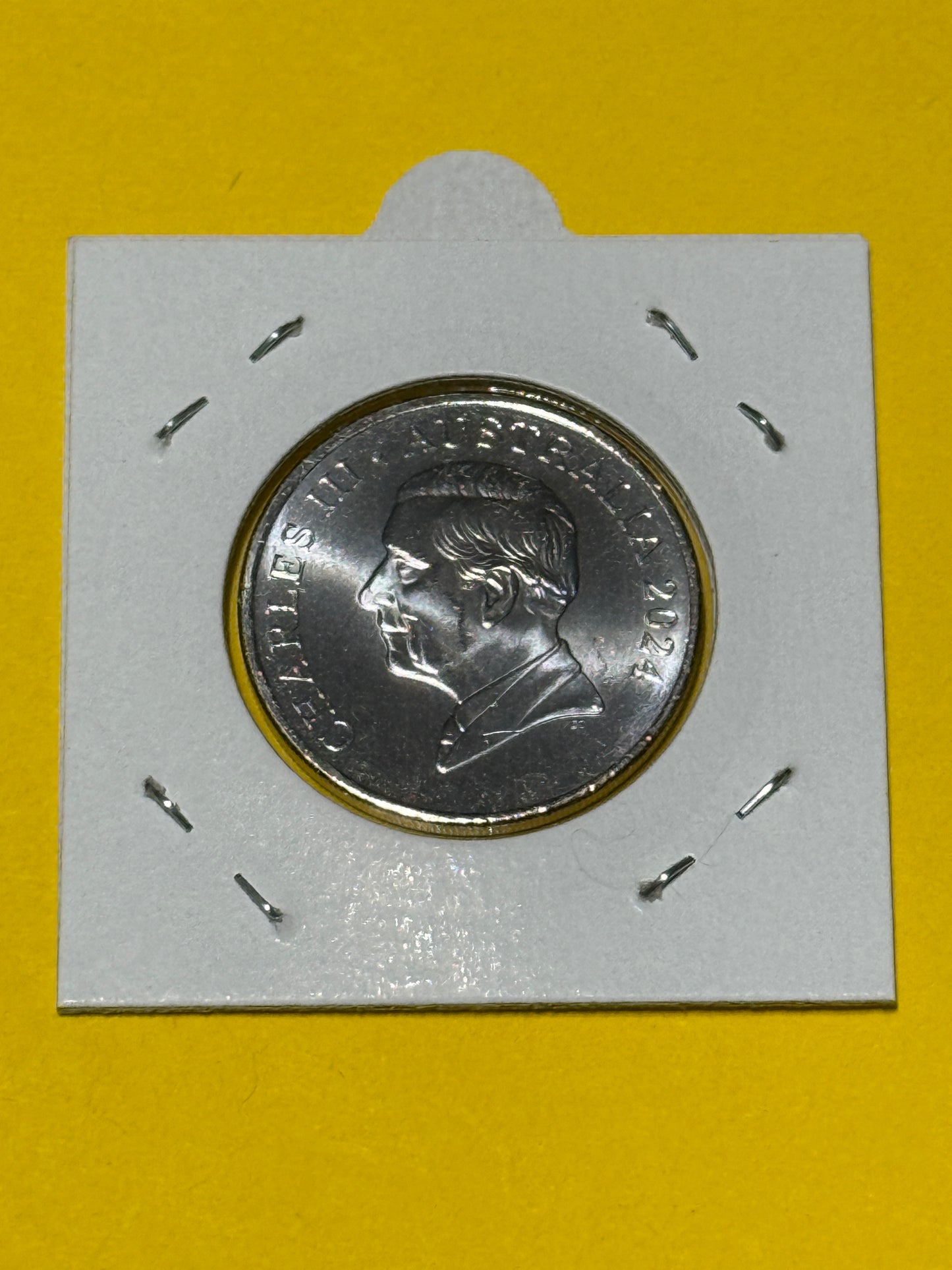 2024 20 Cent Coin - Uncirculated - King Charles - ex RAM roll - comes in 2x2 - New Age Numismatics