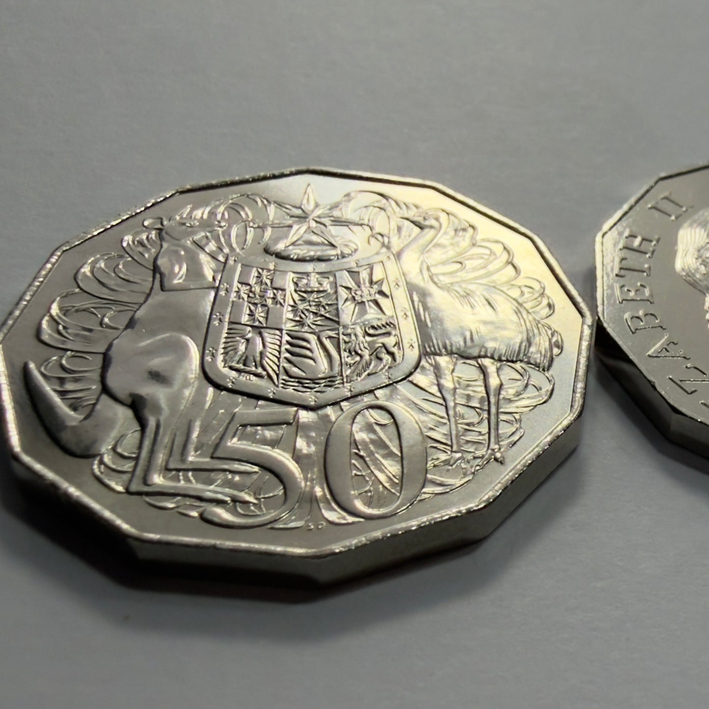 2019 50 Cent Coin - Choice Uncirculated - IRB Effigy - X Mint set - comes in 2x2