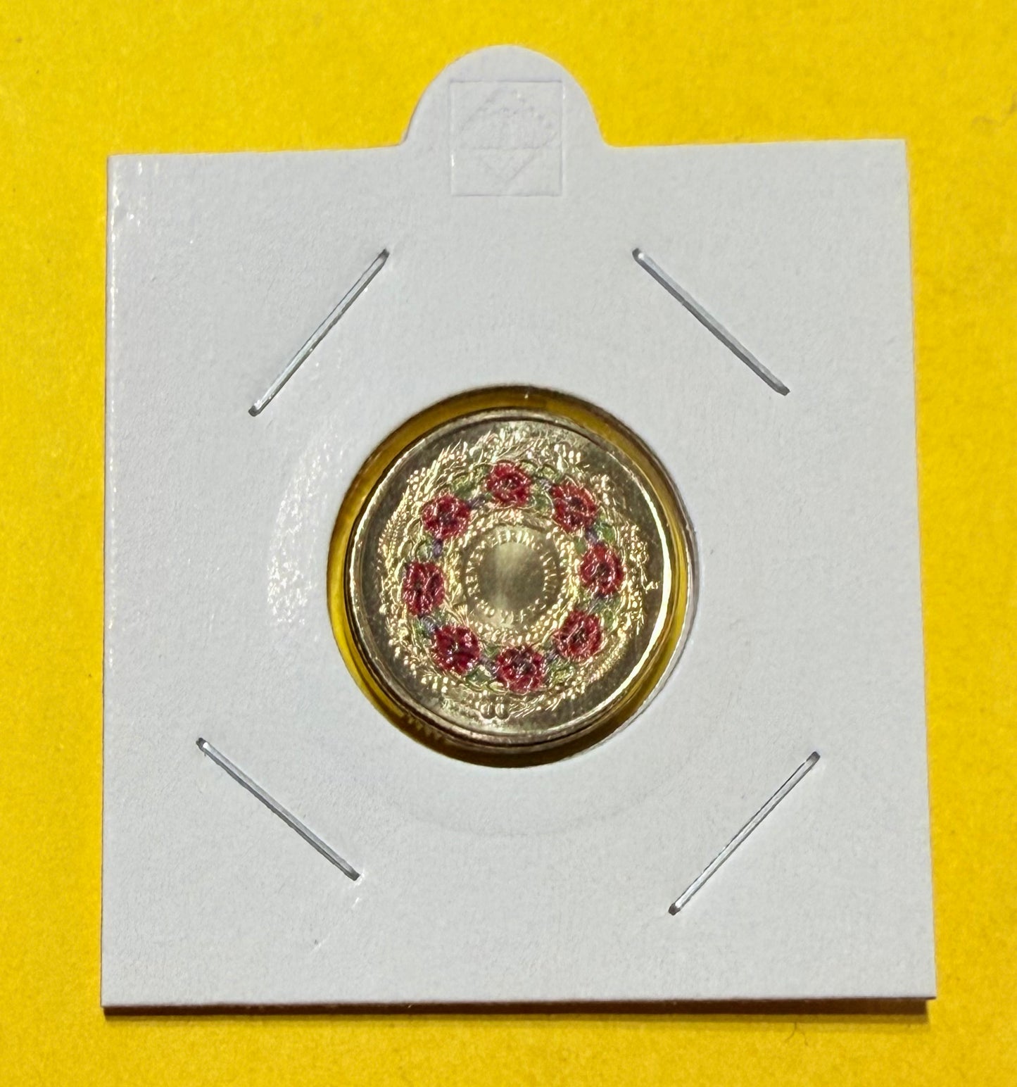 2025 $2 Remembrance Poppy Wreath - Uncirculated - 80 Years WWII Coloured Coin