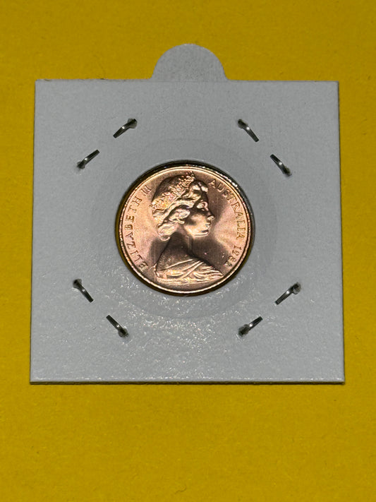 1982 2 Cent Coin - Uncirculated - ex Mint roll - Two Cent - comes in 2x2 - New Age Numismatics