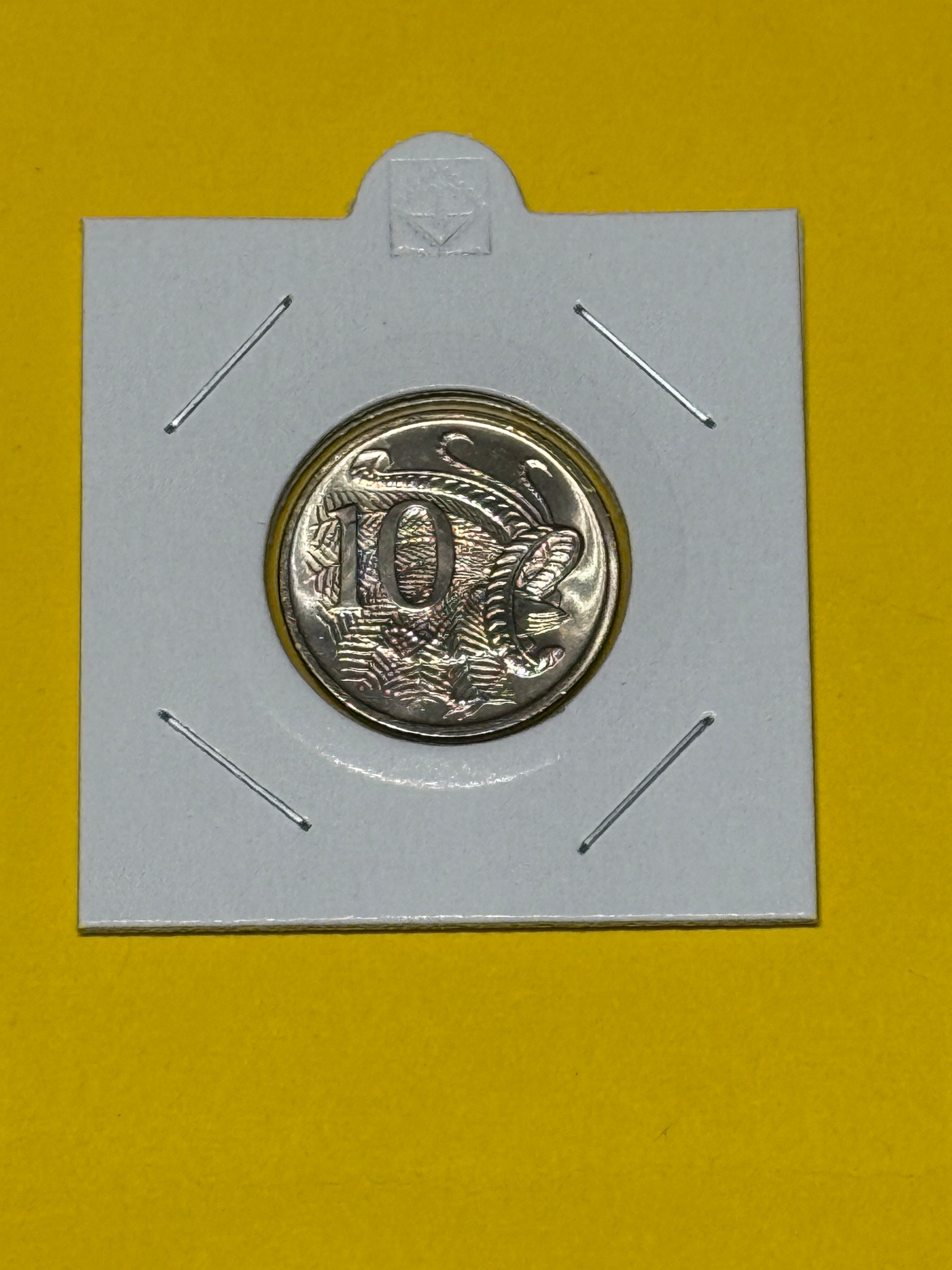 1978 10 Cent Coin - Uncirculated - Lyrebird - ex Mint roll - comes in 2x2 - New Age Numismatics