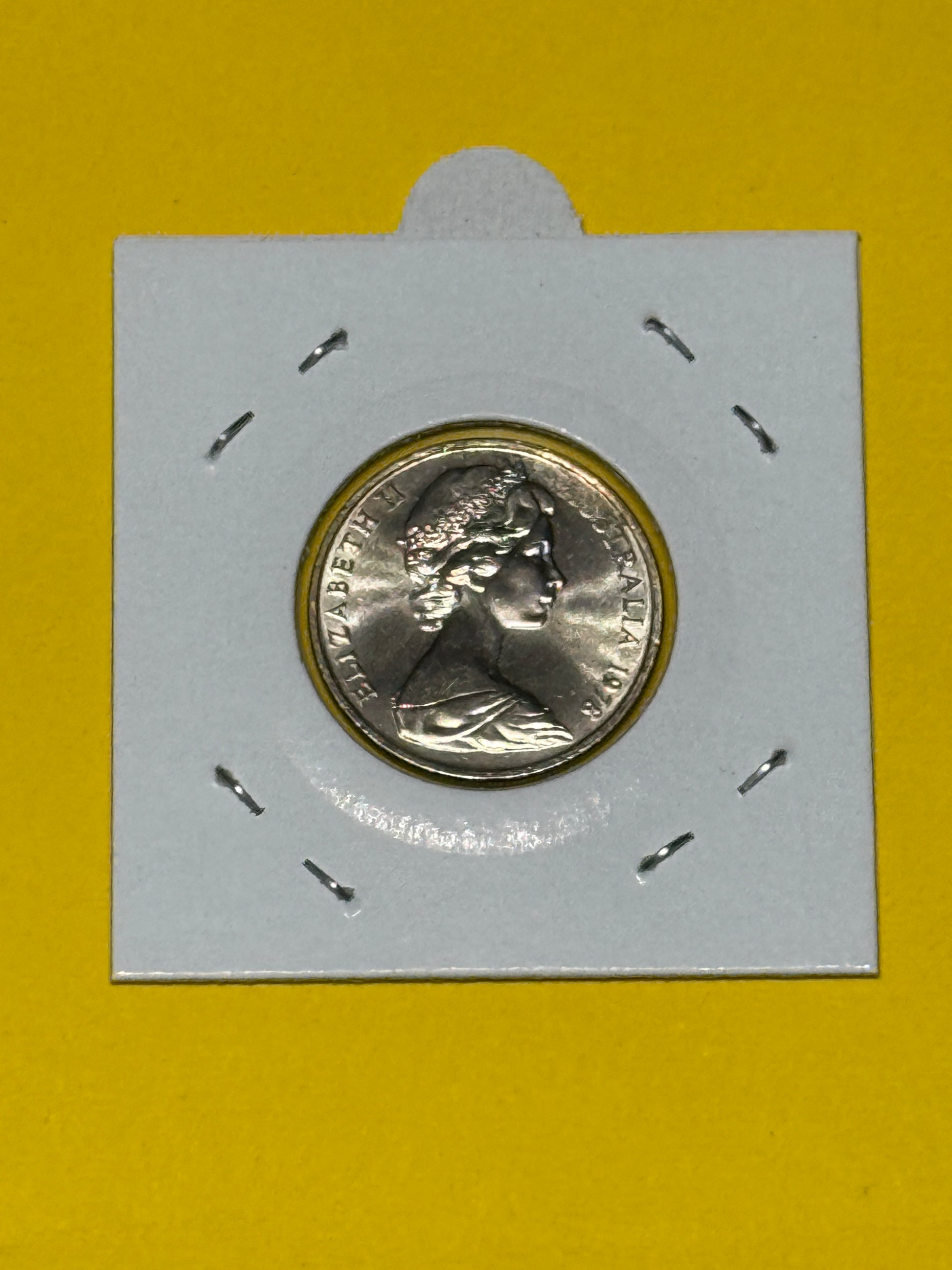 1978 10 Cent Coin - Uncirculated - Lyrebird - ex Mint roll - comes in 2x2 - New Age Numismatics