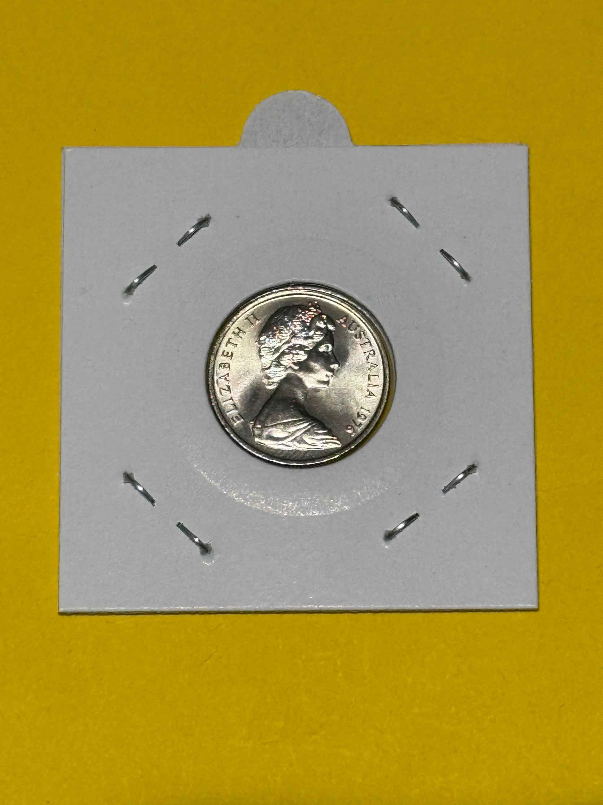 1976 5 Cent Coin - Uncirculated - Five Cent Coin - comes in 2x2 - New Age Numismatics