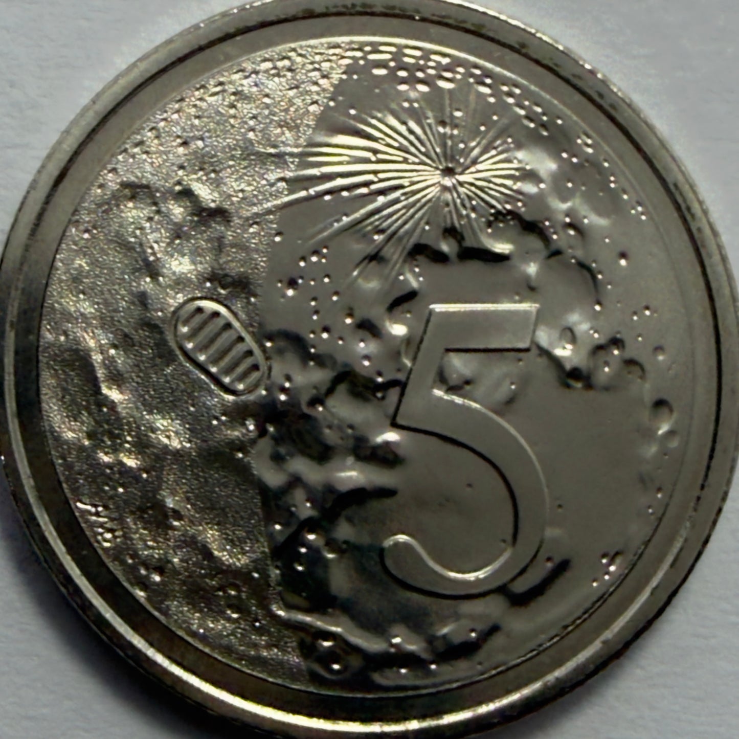 2019 5 Cent Coin - Moon Landing - Choice Uncirculated - X mint set - in 2x2