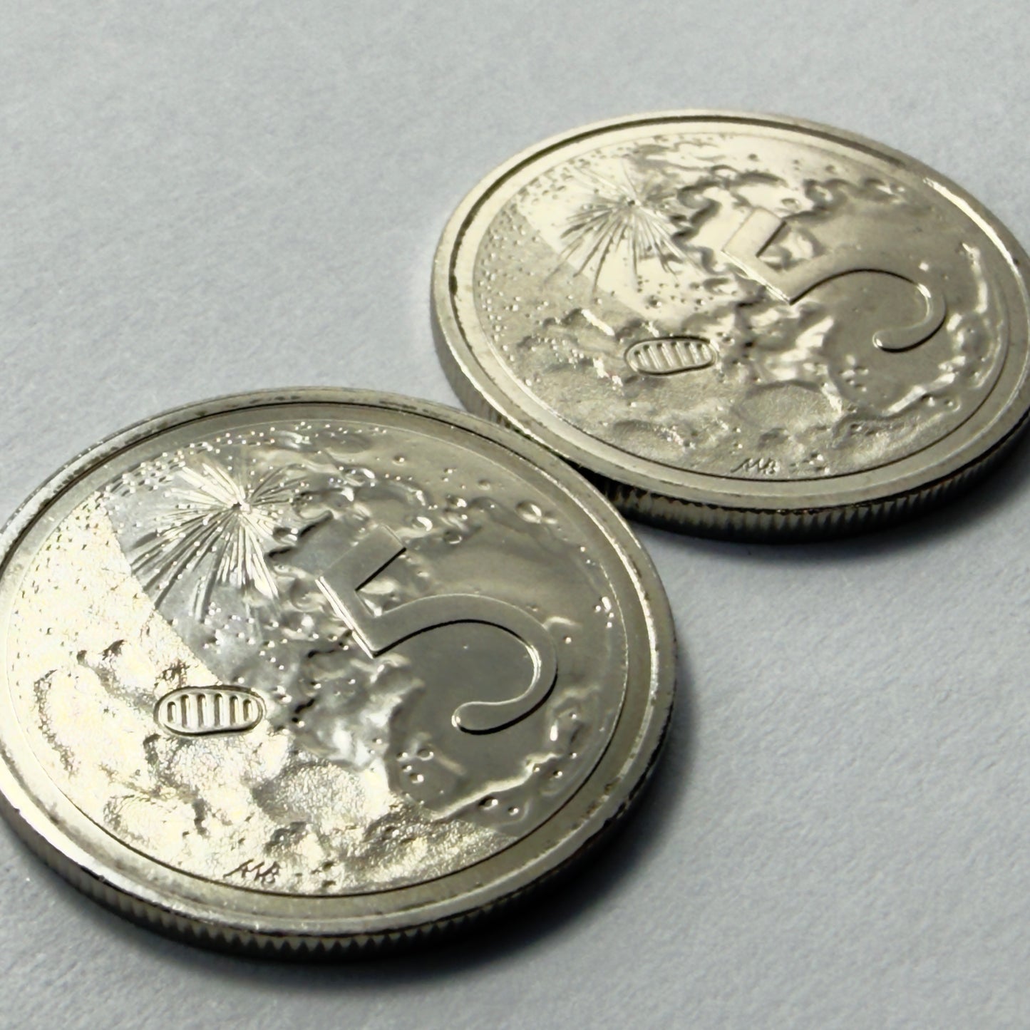 2019 5 Cent Coin - Moon Landing - Choice Uncirculated - X mint set - in 2x2