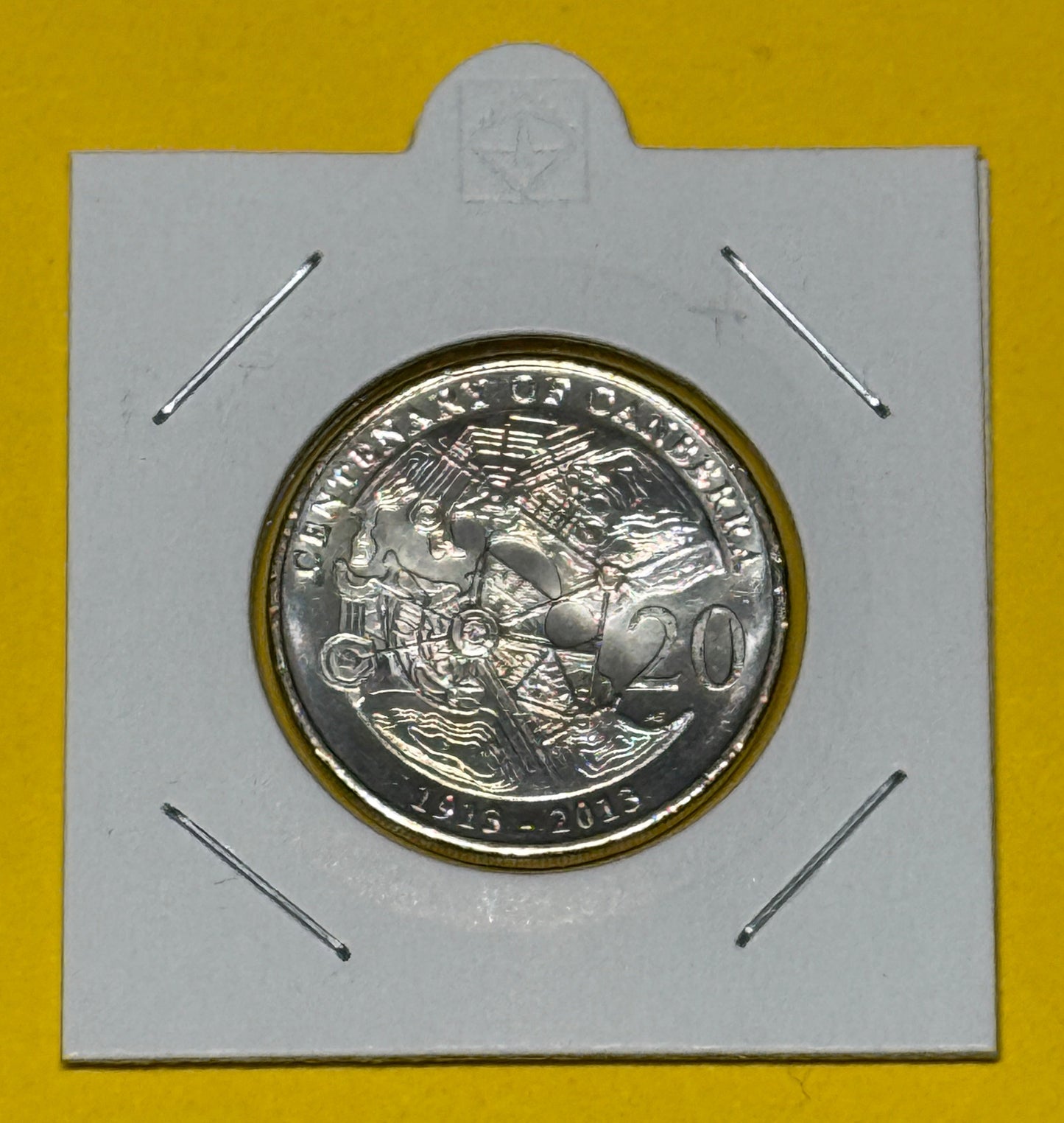 2013 20 Cent Coin - Centenary of Canberra - Uncirculated - Comes in 2x2 - New Age Numismatics