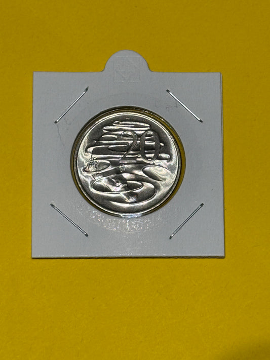 1981 20 Cent Coin - Uncirculated - Ex RAM Roll - comes in 2x2 - New Age Numismatics