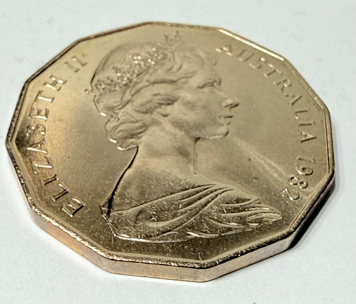 1982 50 Cent Coin - Uncirculated - Commonwealth Games - Ex Mint Roll - In 2x2