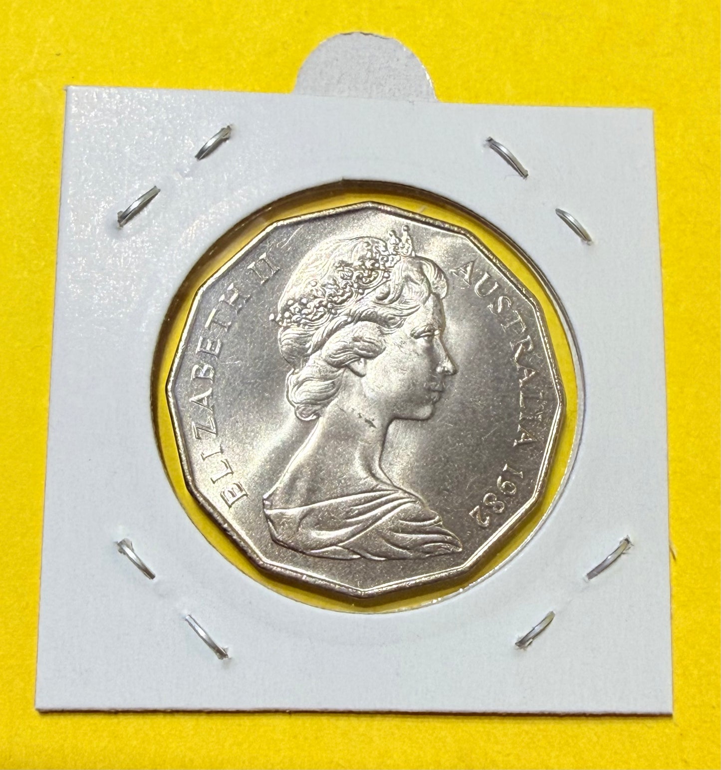 1982 50 Cent Coin - Uncirculated - Commonwealth Games - Ex Mint Roll - In 2x2