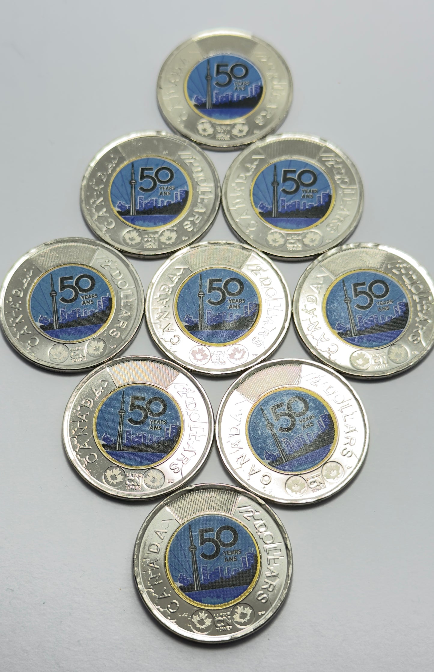 2026 Canada $2 -50th Anniversary of CN Tower -Glows Under UV - Uncirculated