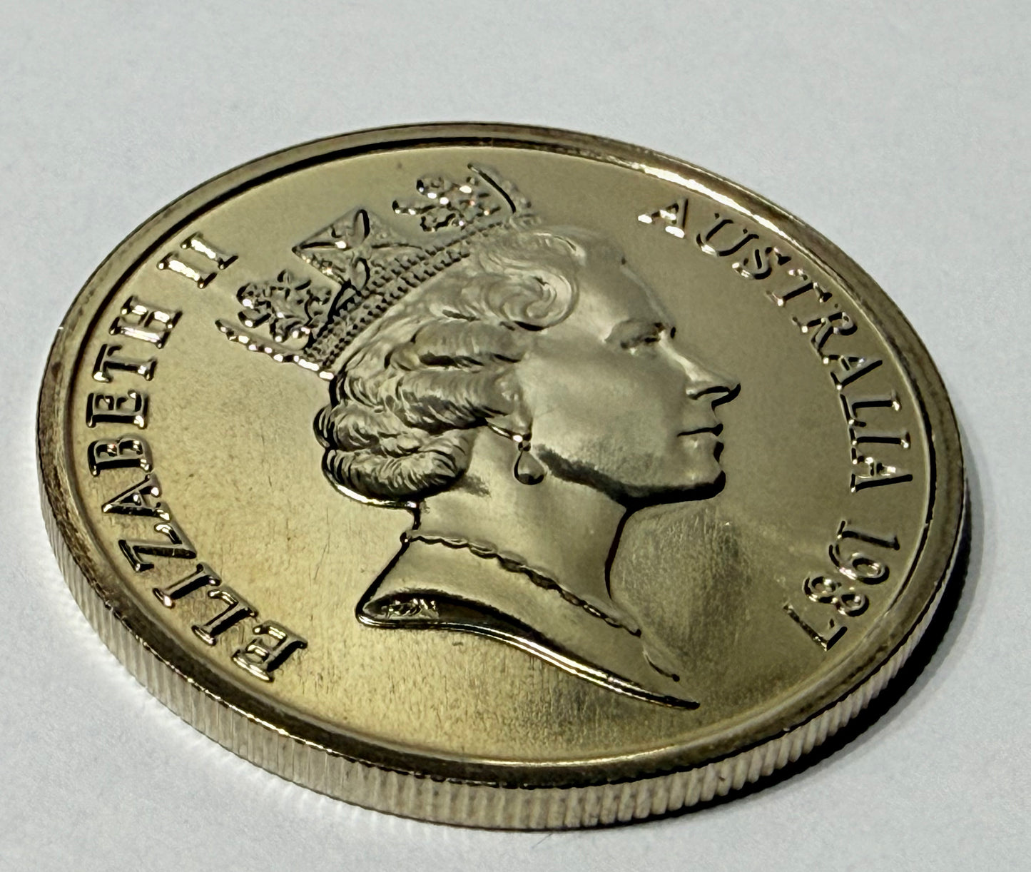 1987 10 Cent Coin - Uncirculated - Mint Set Only Coin - Ten Cent