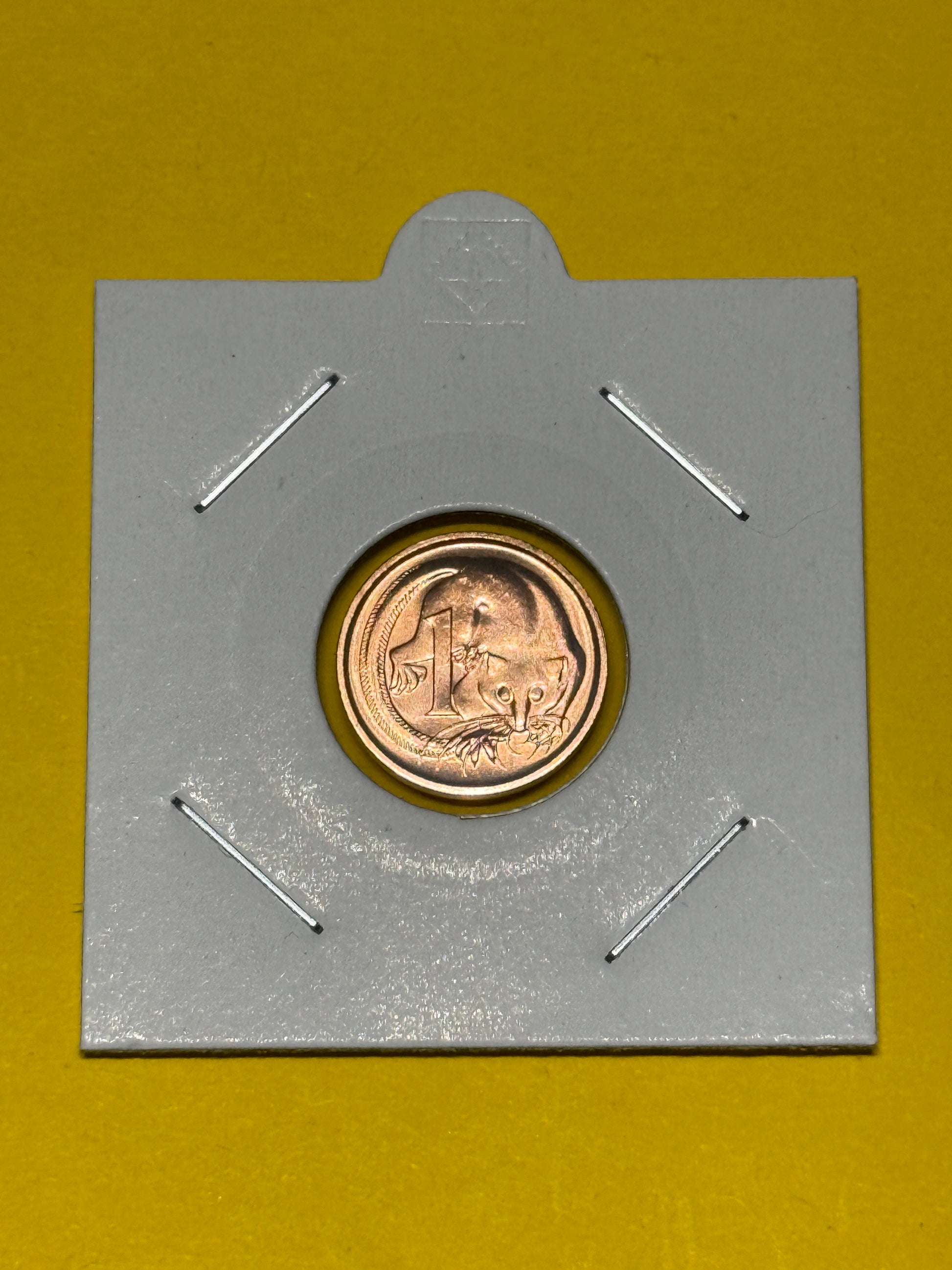 1987 1 Cent Coin - Choice Uncirculated - Ex Mint Set Coin - comes in 2x2 - New Age Numismatics