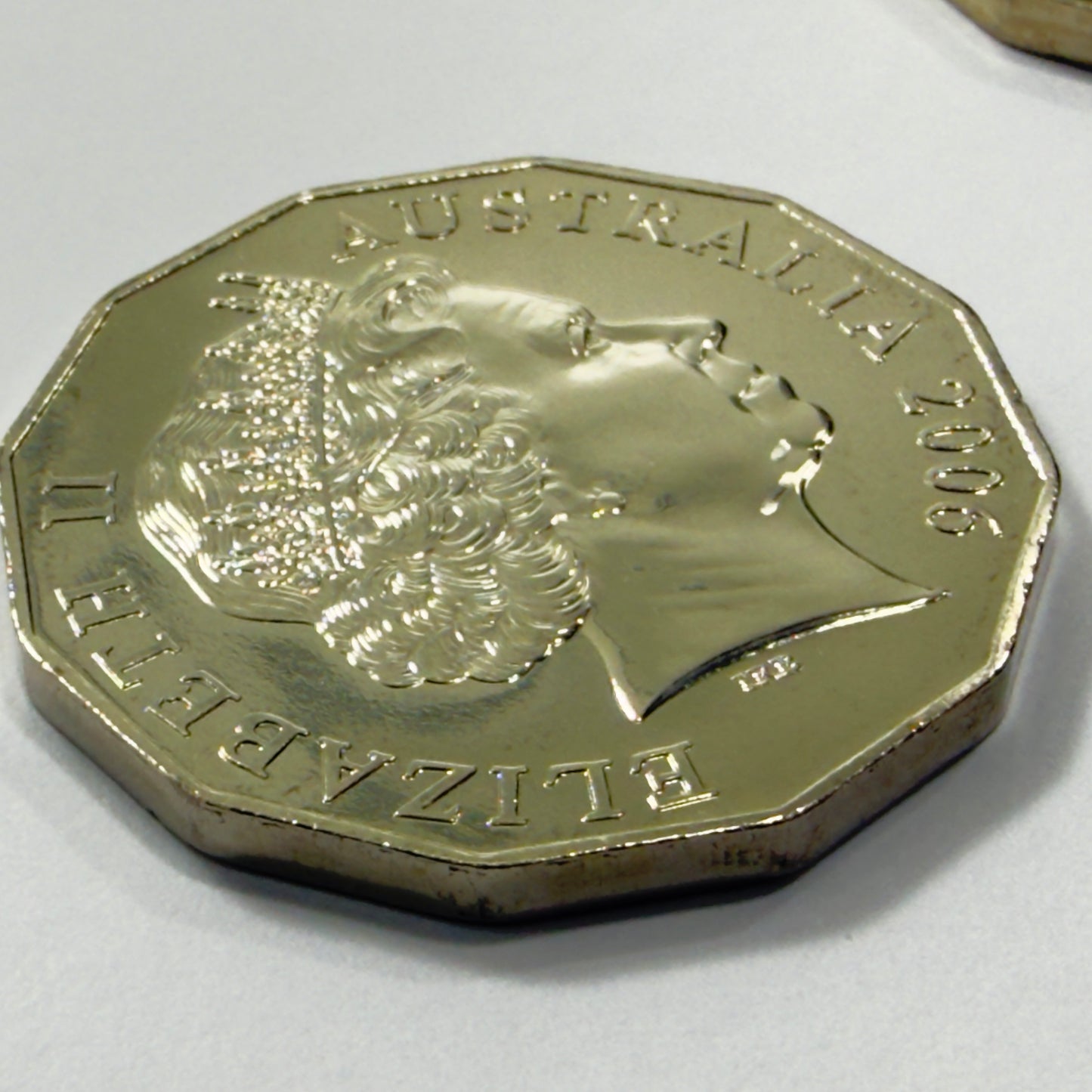 2006 50 Cent Coin - Uncirculated - ex mint set coin - comes in 2x2