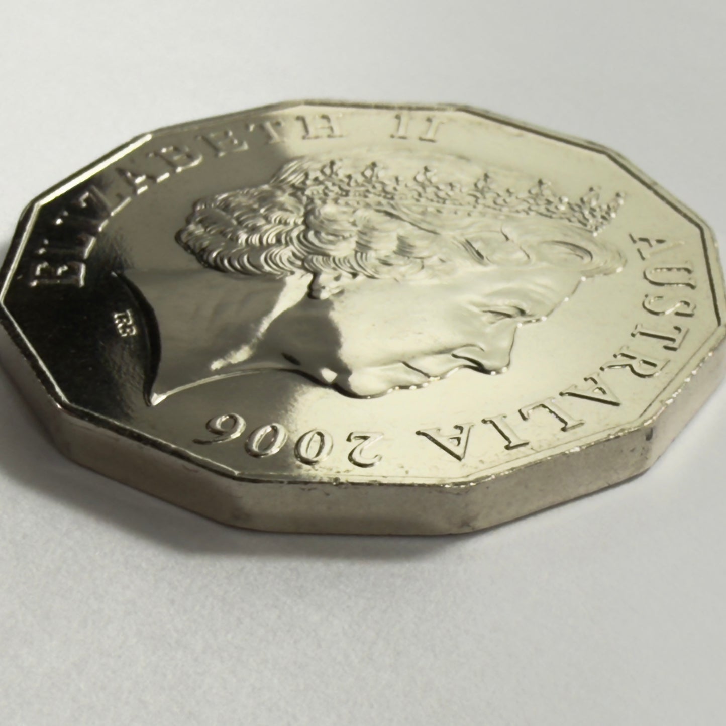 2006 50 Cent Coin - Uncirculated - ex mint set coin - comes in 2x2