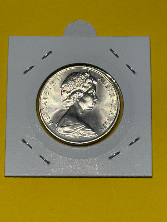 1978 20 Cent Coin - Uncirculated - Twenty Cent Platypus - comes in 2x2 - New Age Numismatics