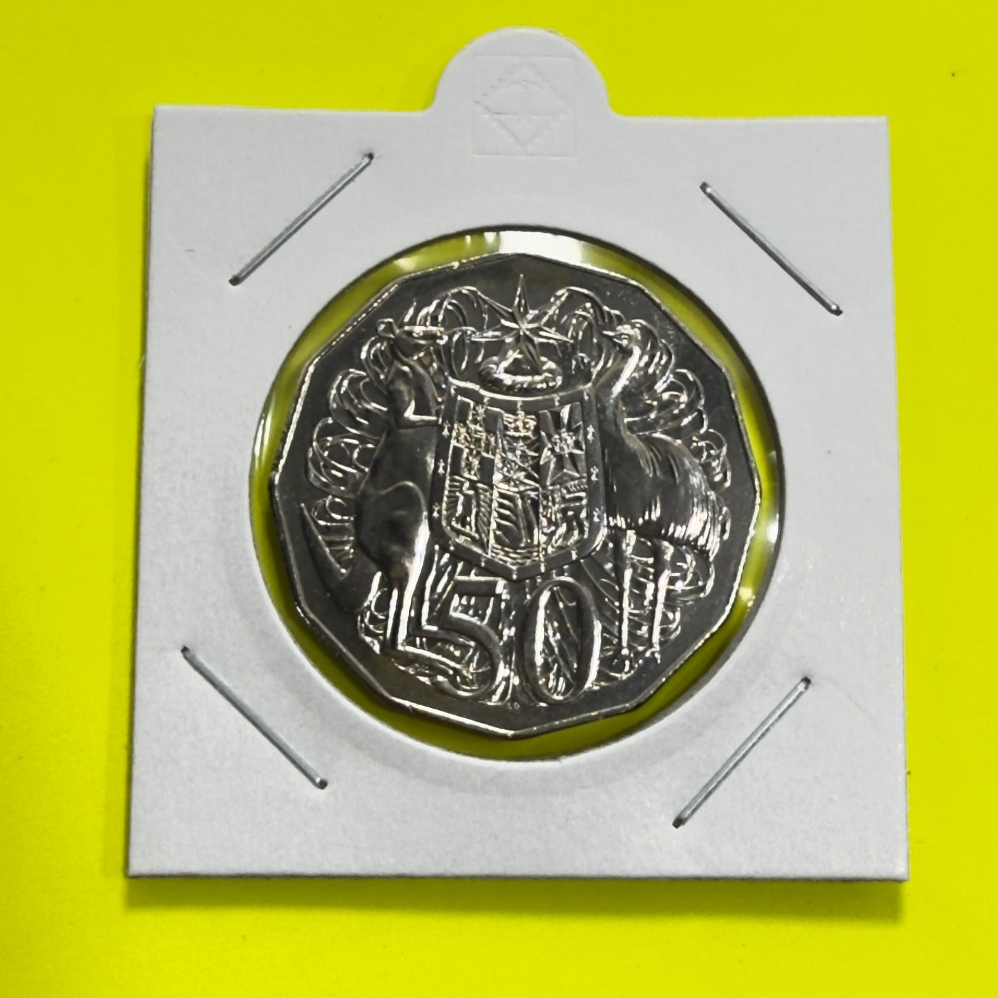 2006 50 Cent Coin - Uncirculated - ex mint set coin - comes in 2x2