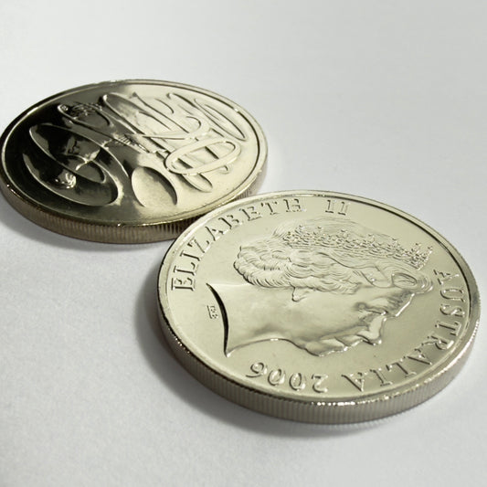 2006 20 Cent Coin - Choice Uncirculated - ex mint set coin - comes in 2x2
