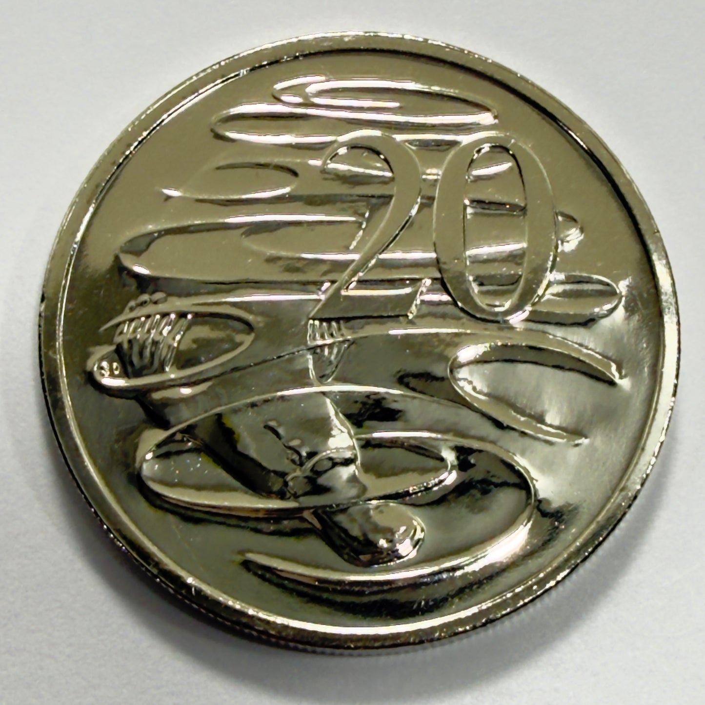 2006 20 Cent Coin - Choice Uncirculated - ex mint set coin - comes in 2x2