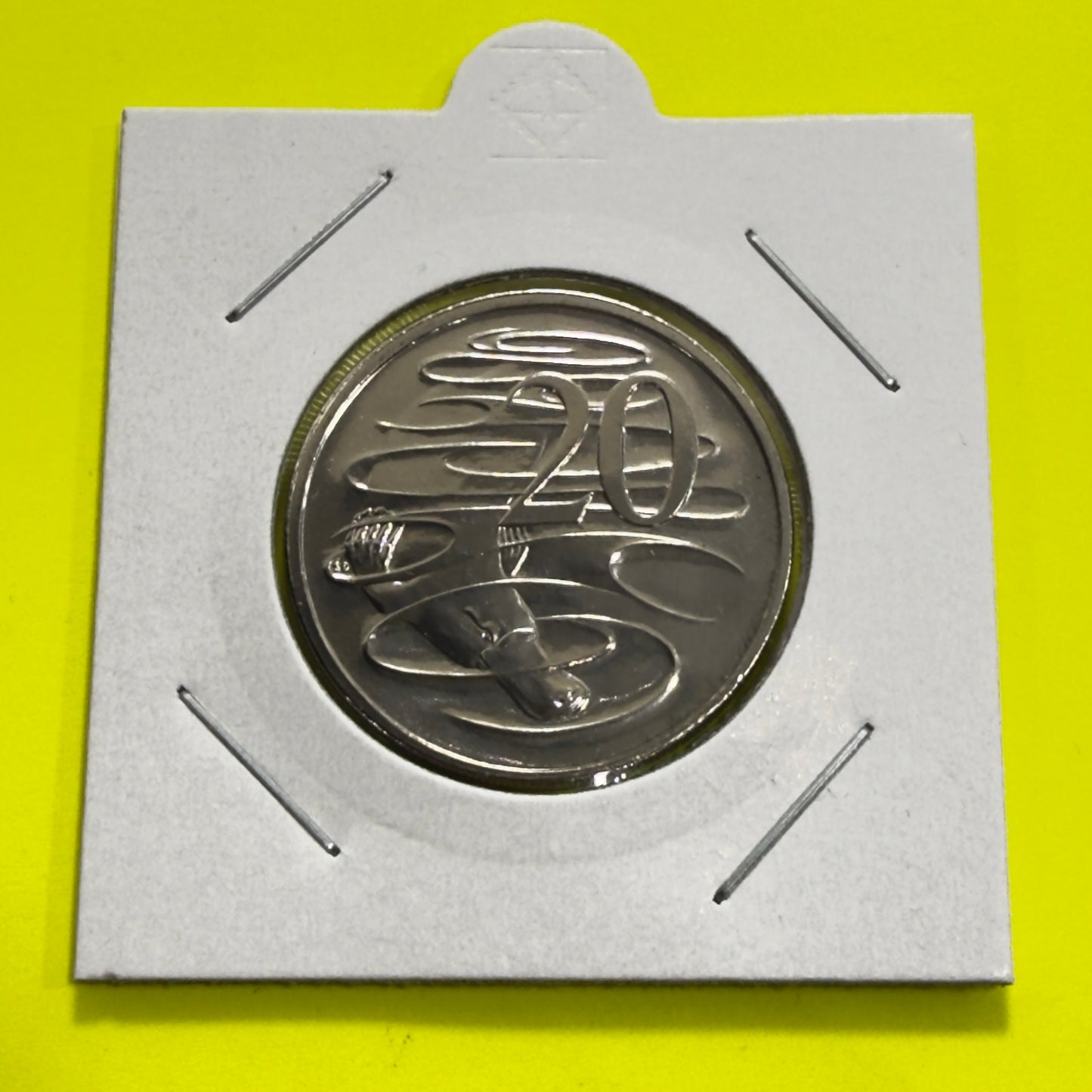 2006 20 Cent Coin - Choice Uncirculated - ex mint set coin - comes in 2x2
