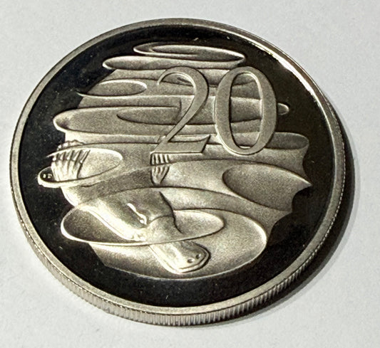 1985 20 Cent Proof Coin - Twenty Cent Platypus Proof Coin - comes in 2x2
