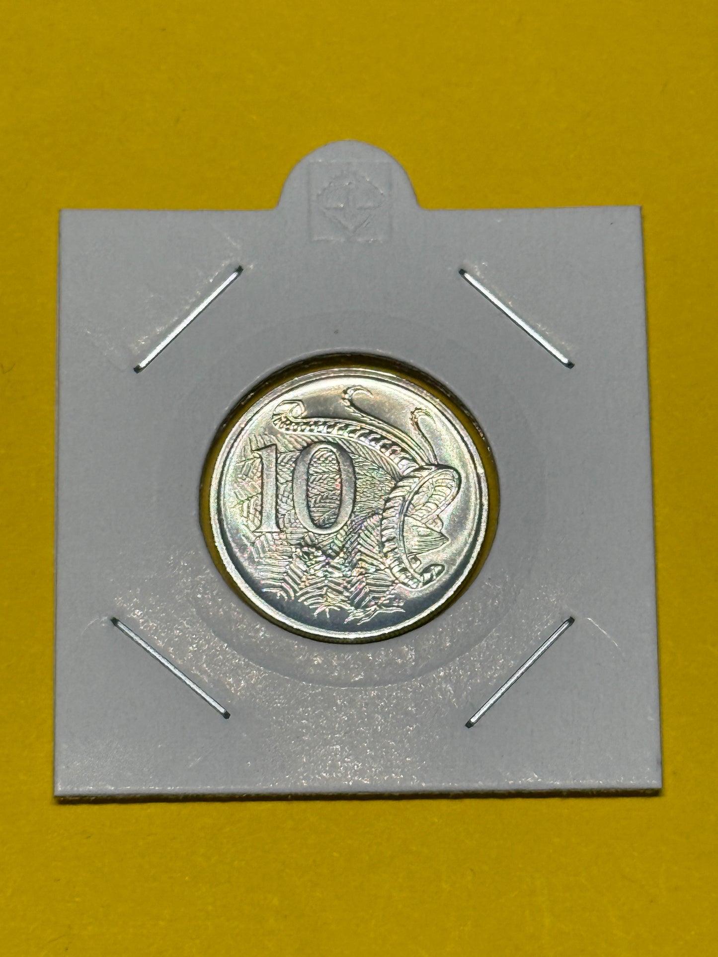1990 10 Cent Coin - Choice Uncirculated - Ex MINT SET Coin - comes in 2x2 - New Age Numismatics