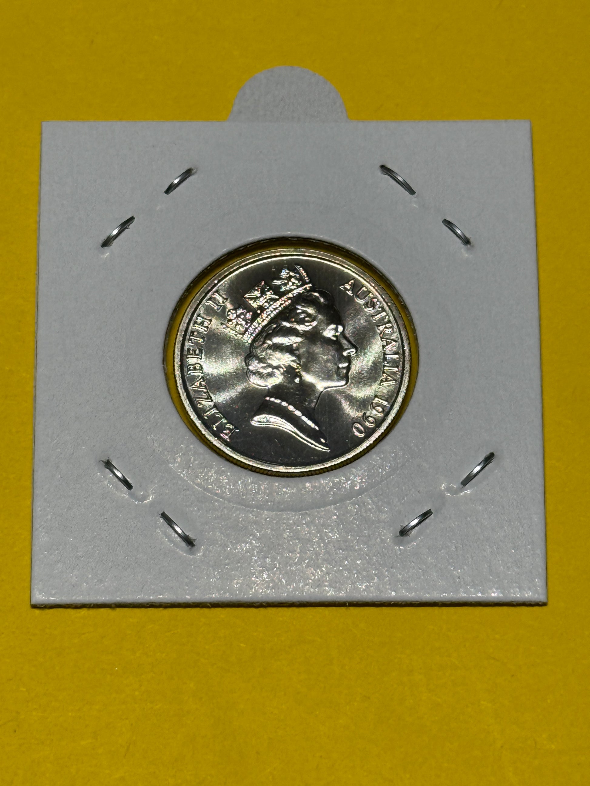 1990 10 Cent Coin - Choice Uncirculated - Ex MINT SET Coin - comes in 2x2 - New Age Numismatics