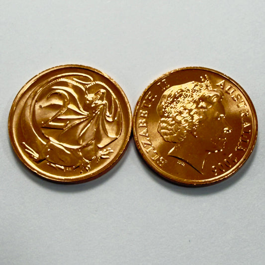 2006 2 Cent Coin - Choice Uncirculated - mint set ONLY coin - comes in 2x2