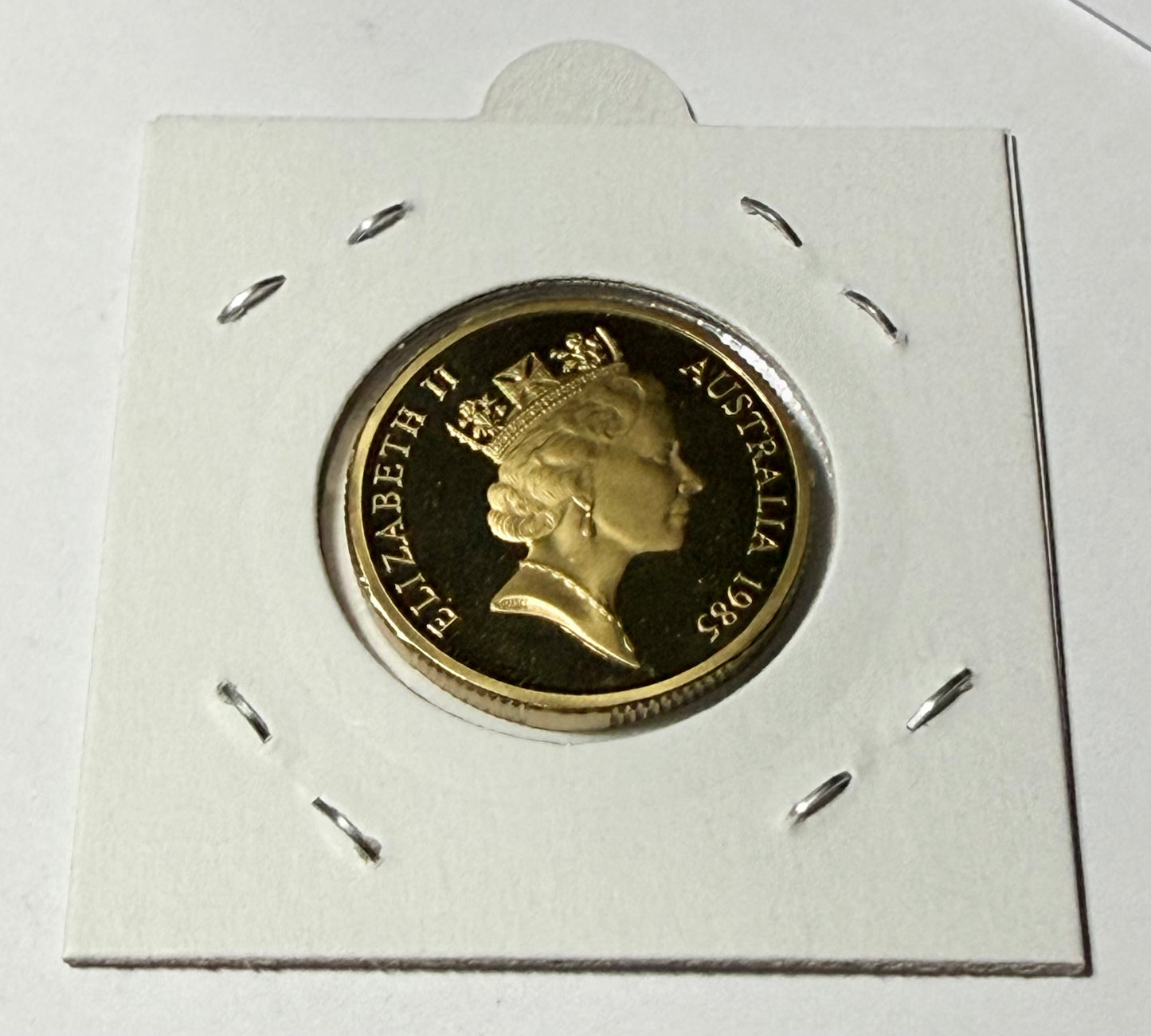 1985 $1 Proof Coin - comes in 2x2 - One Dollar