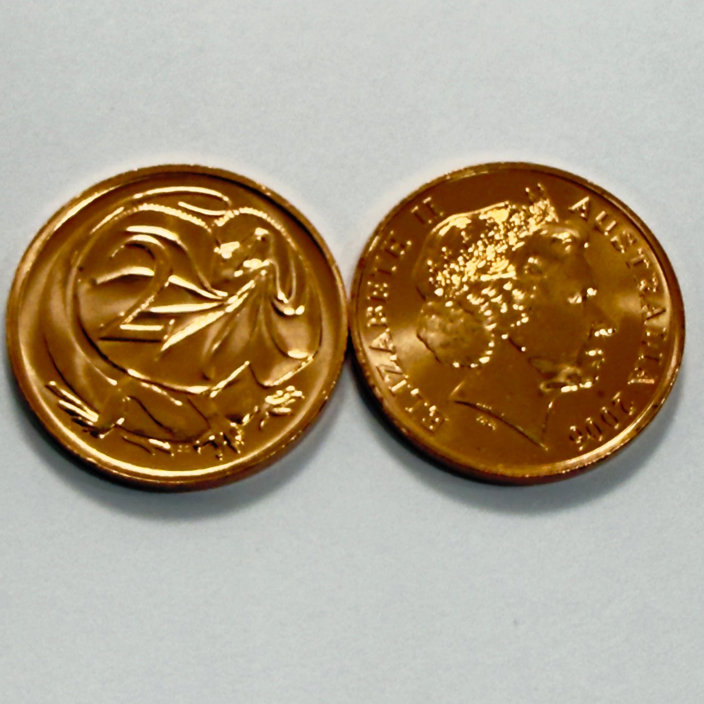 2006 2 Cent Coin - Choice Uncirculated - mint set ONLY coin - comes in 2x2